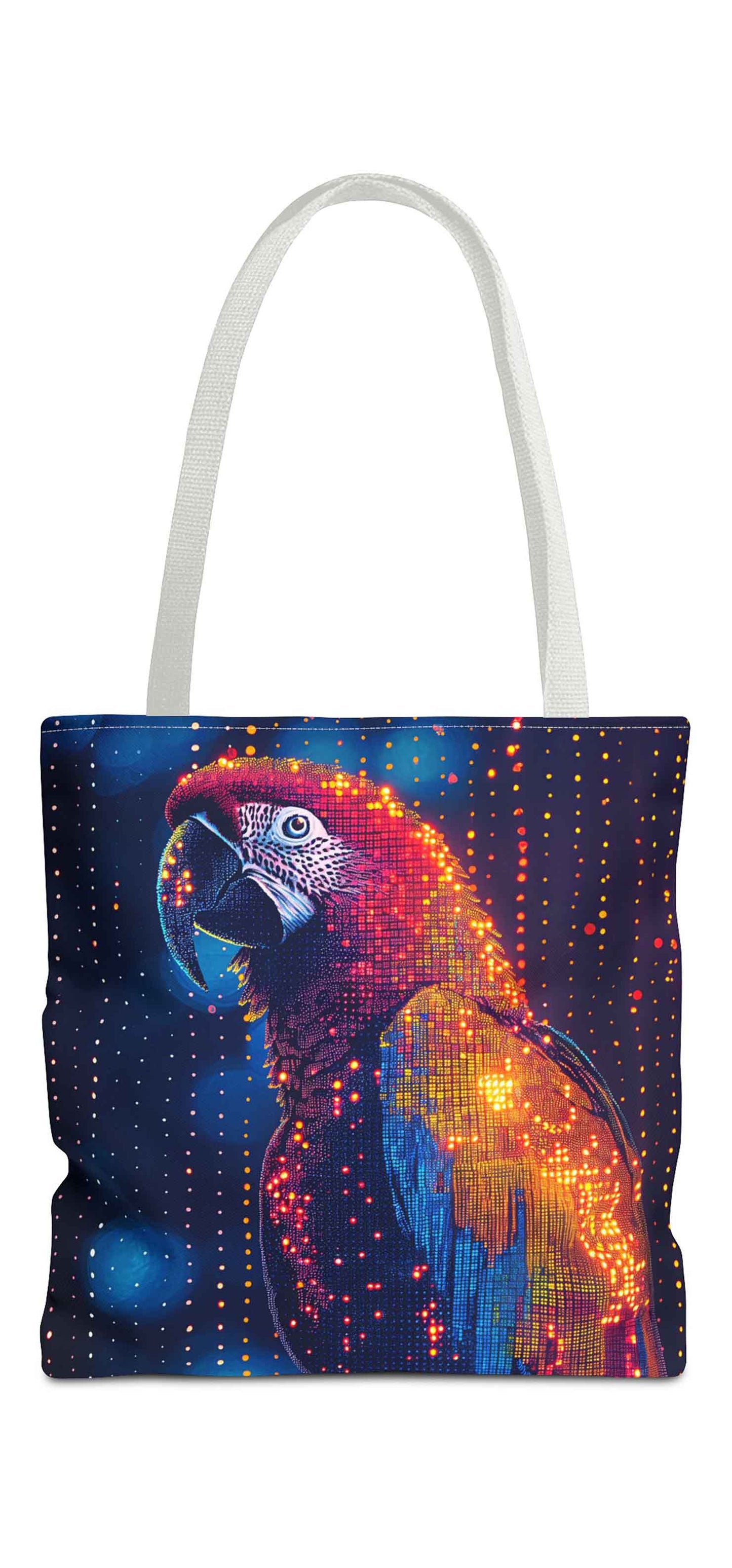 Shimmering Lights Parrot Tote bag