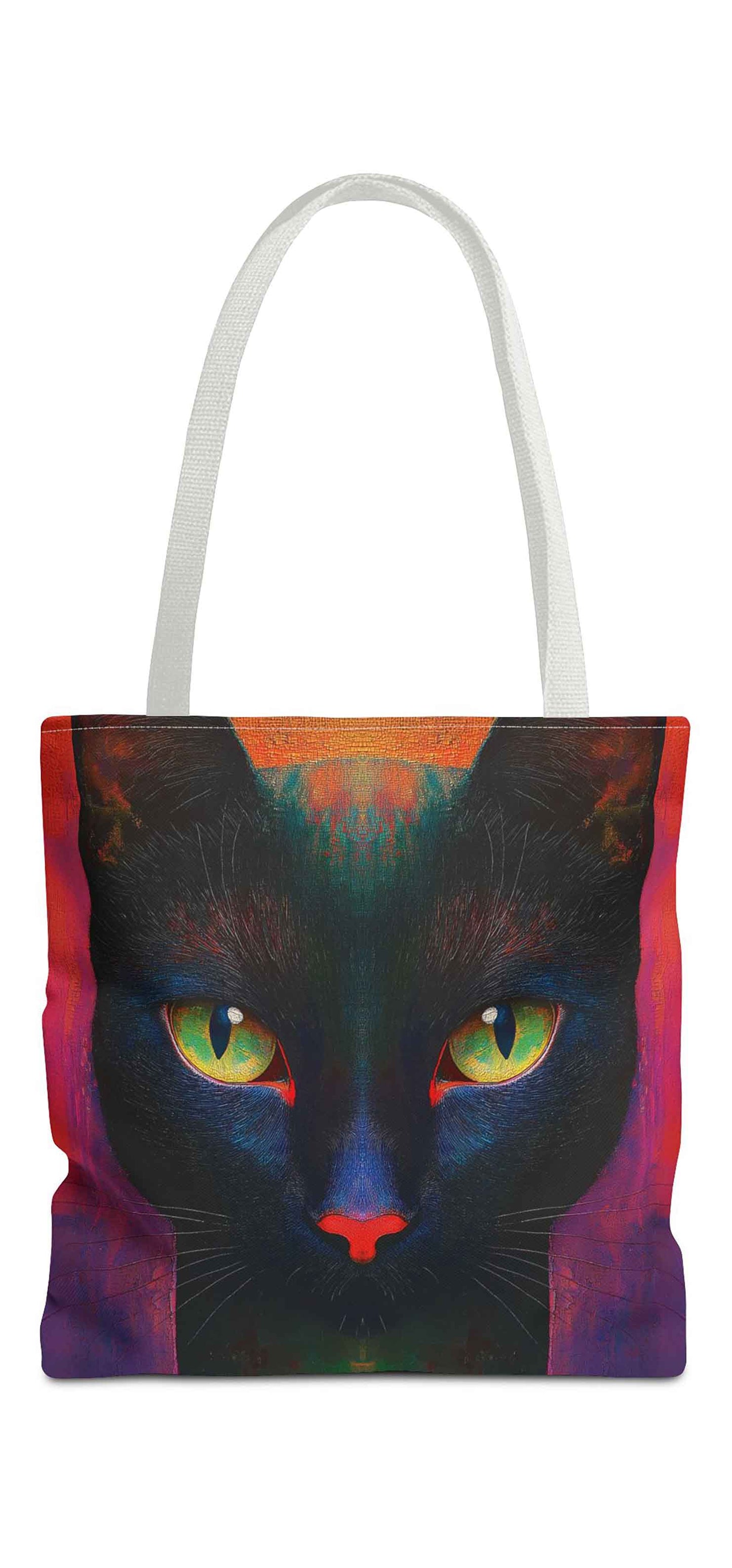 Mystic Midnight Cat Tote Bag