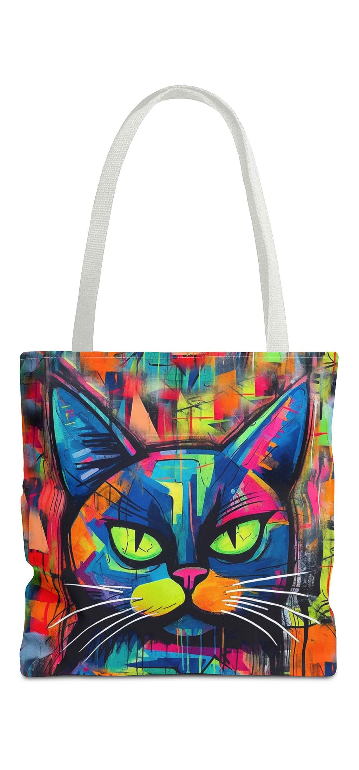 City Whiskers Cat Tote Bag