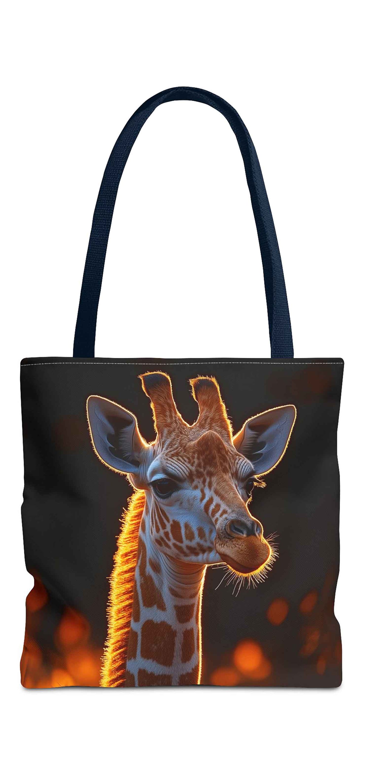 Golden Glow Giraffe Tote Bag