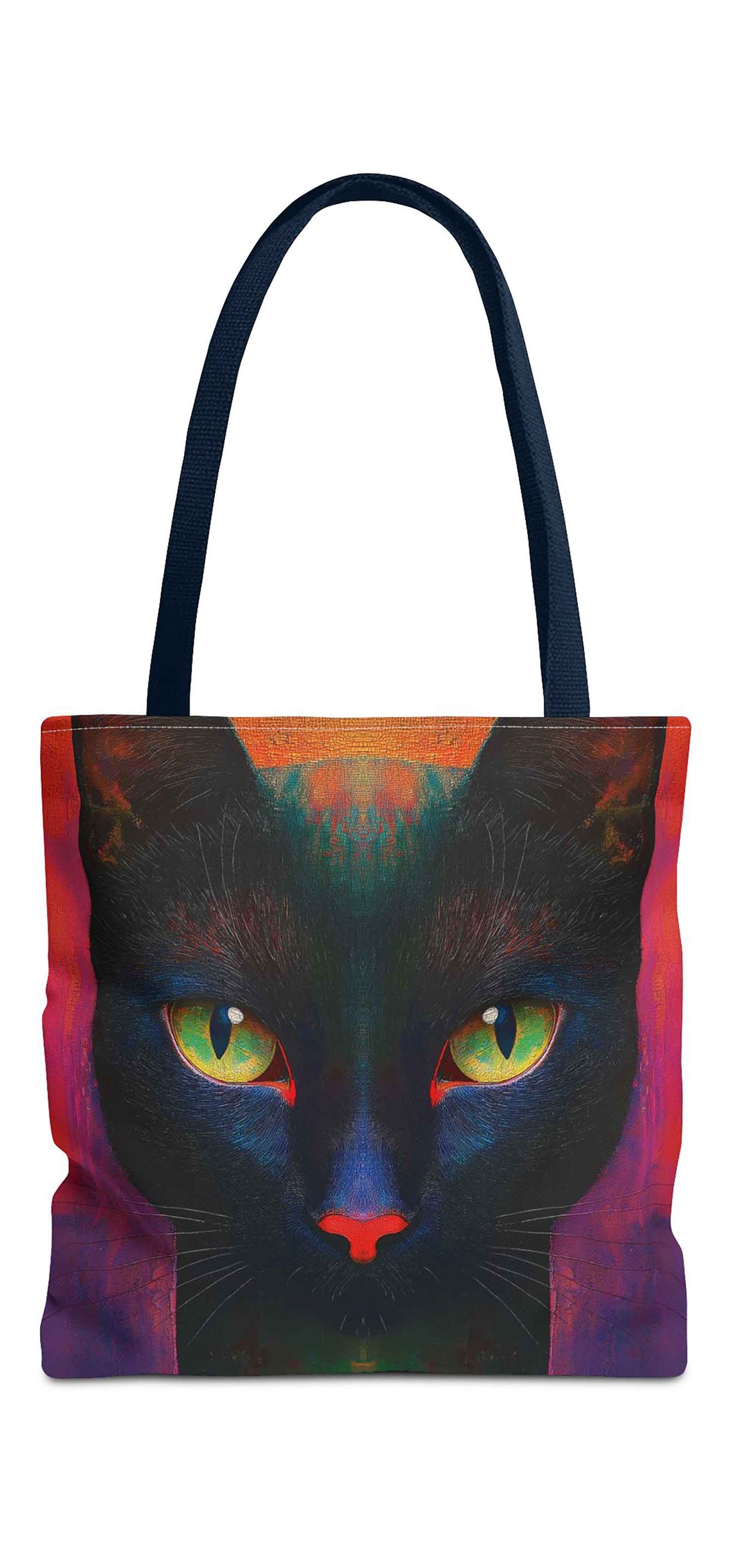 Mystic Midnight Cat Tote Bag