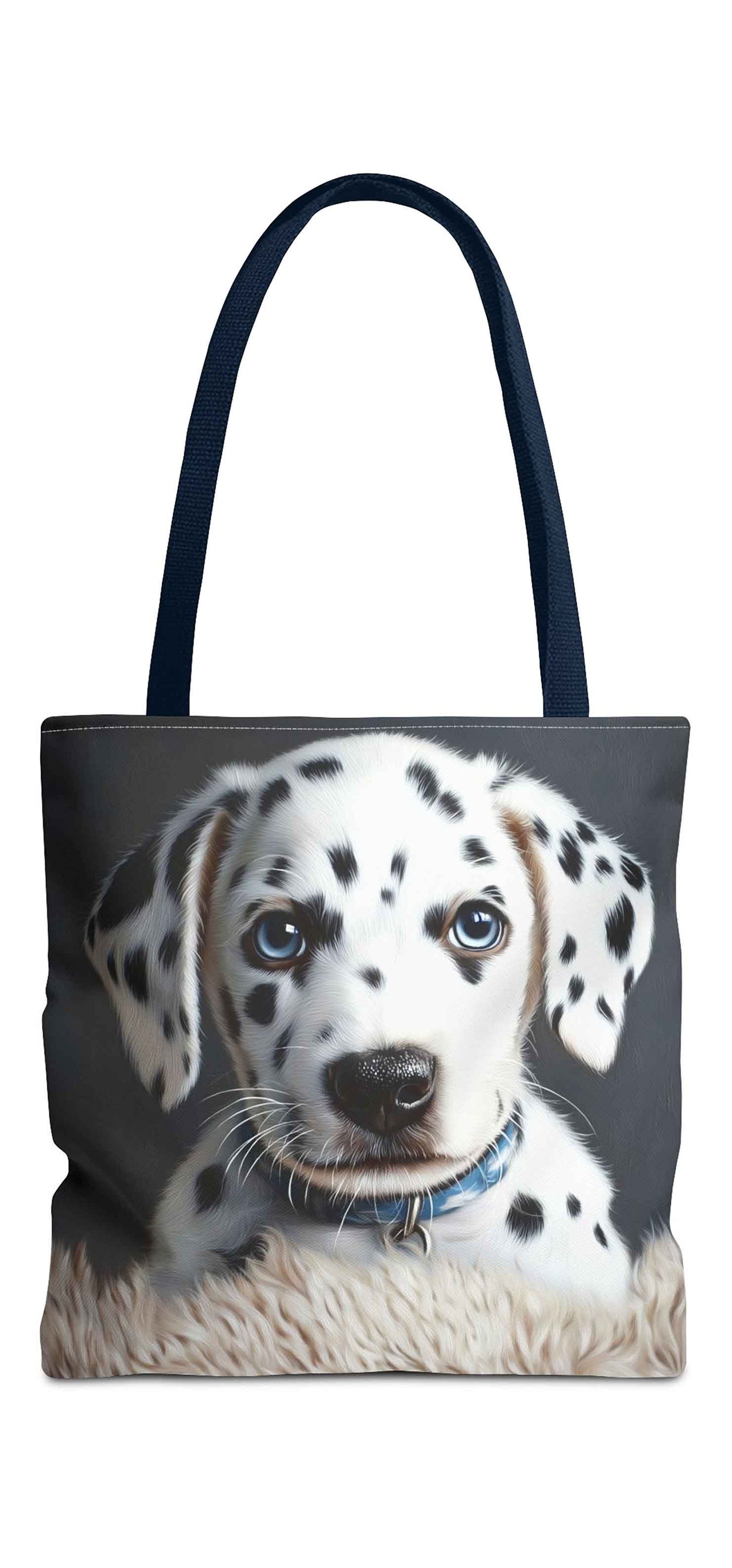 Puppy Eyes Dalmatian Tote Bag