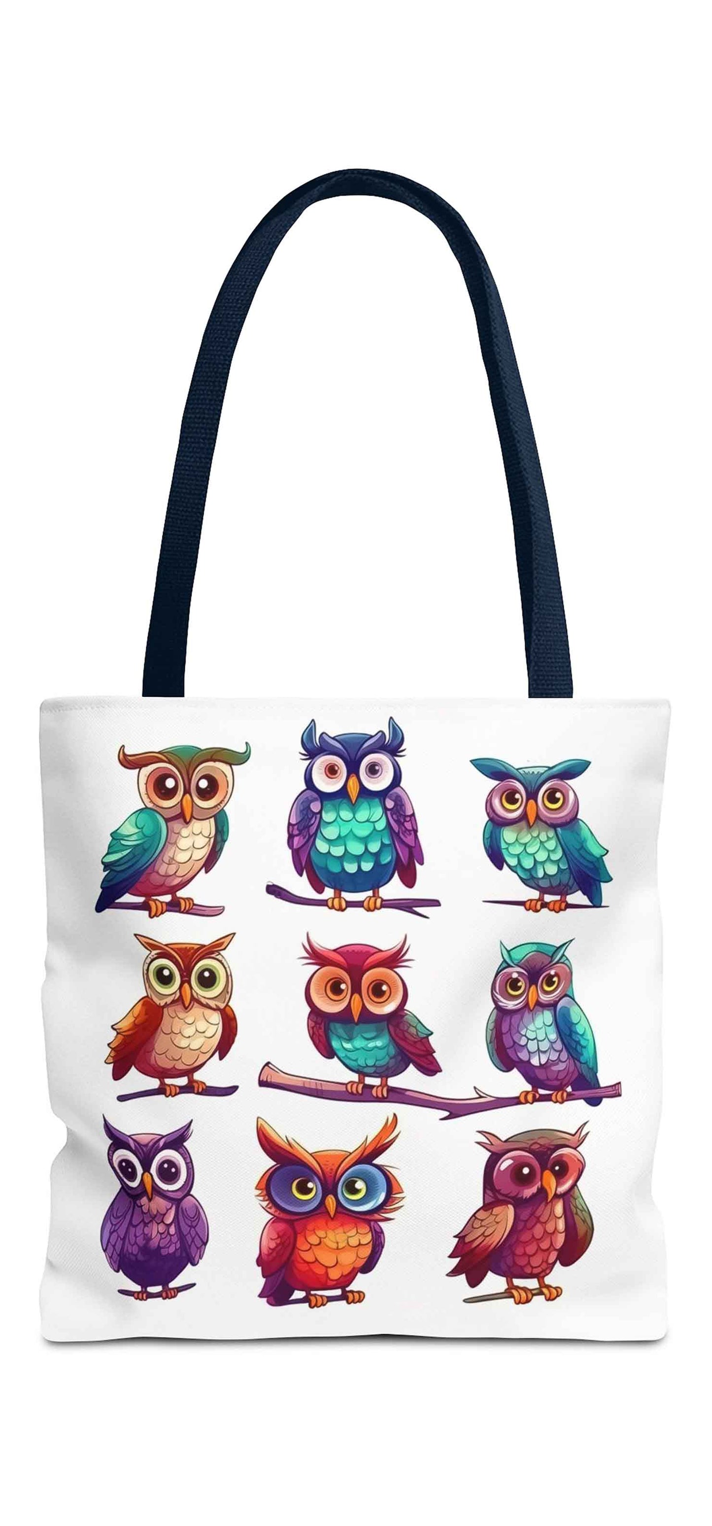 Feather Fiesta Owl Tote Bag