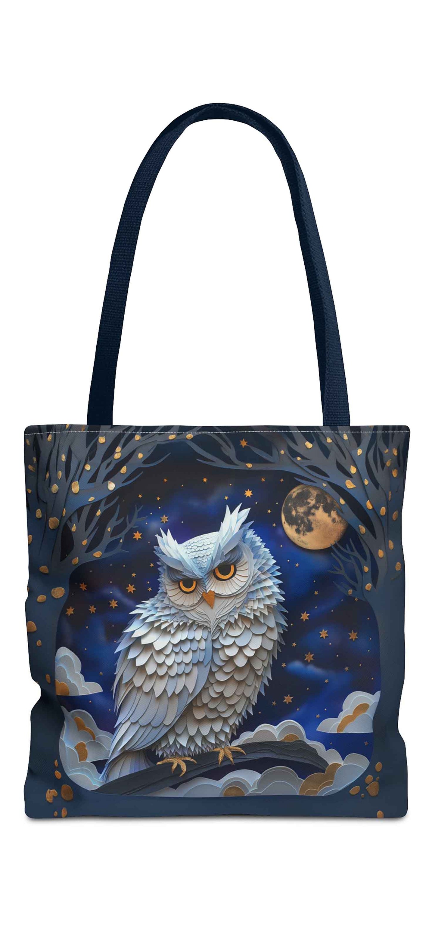 Kirigami Owl Tote Bag