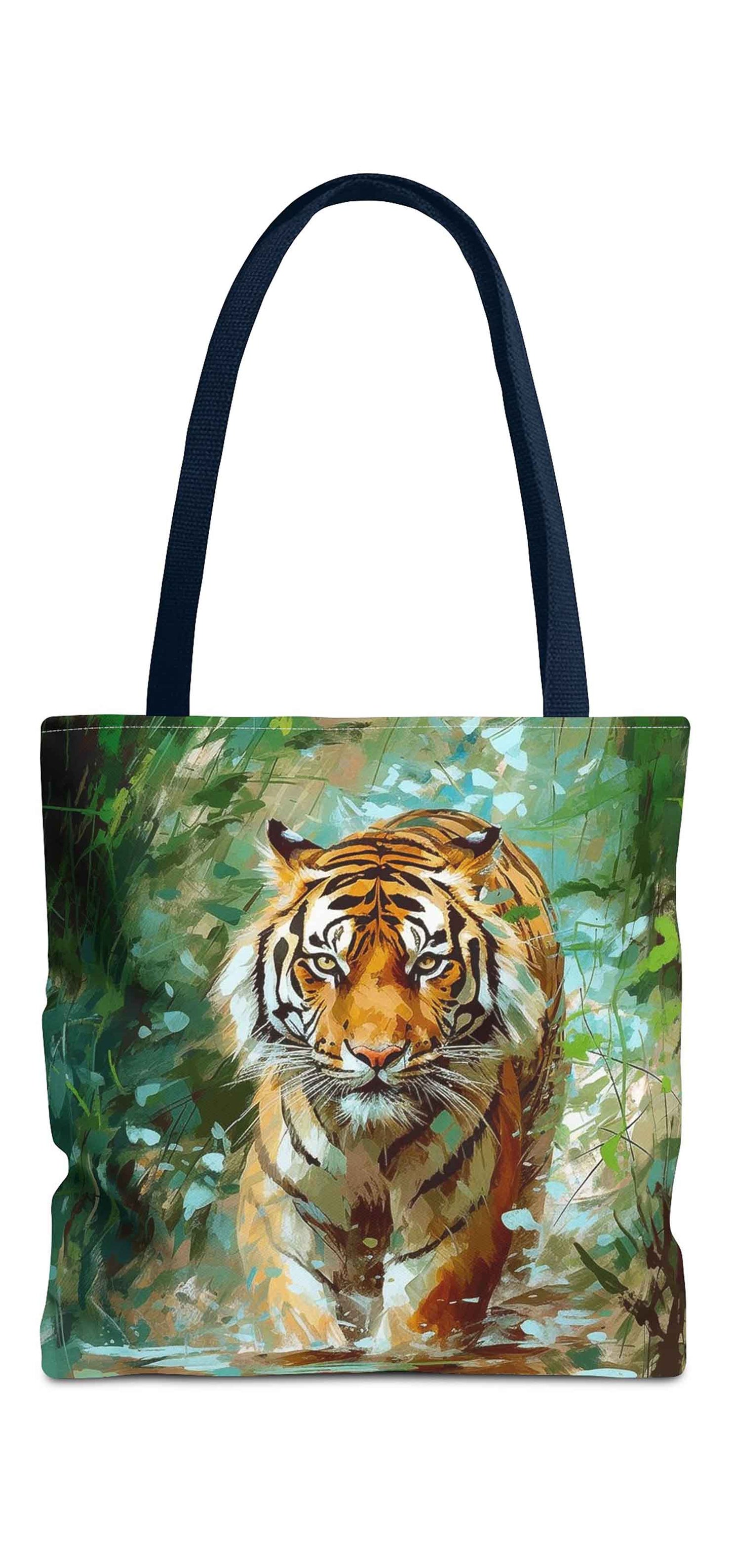 Through the River Tiger Tote Bag