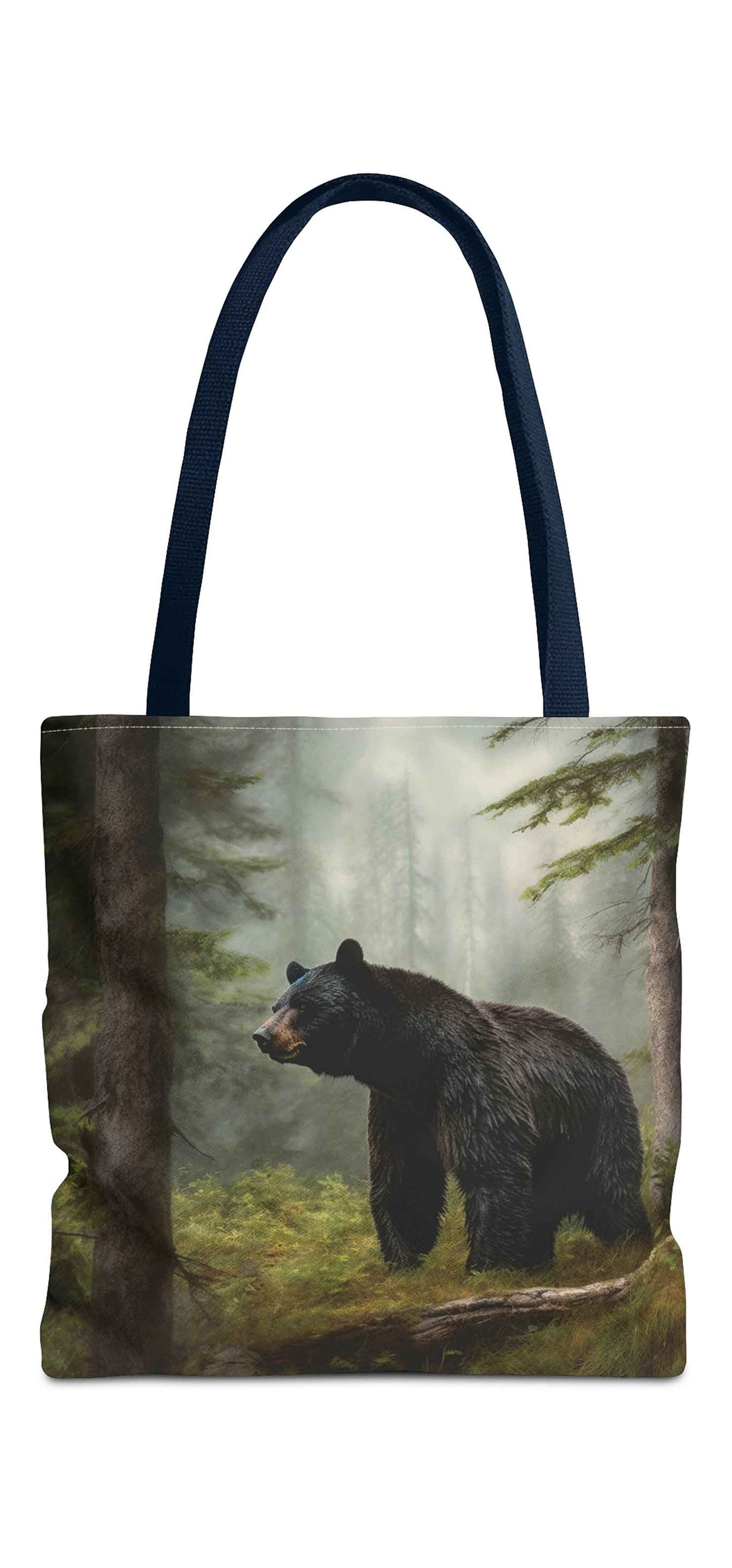 Wildwood Black Bear Tote Bag