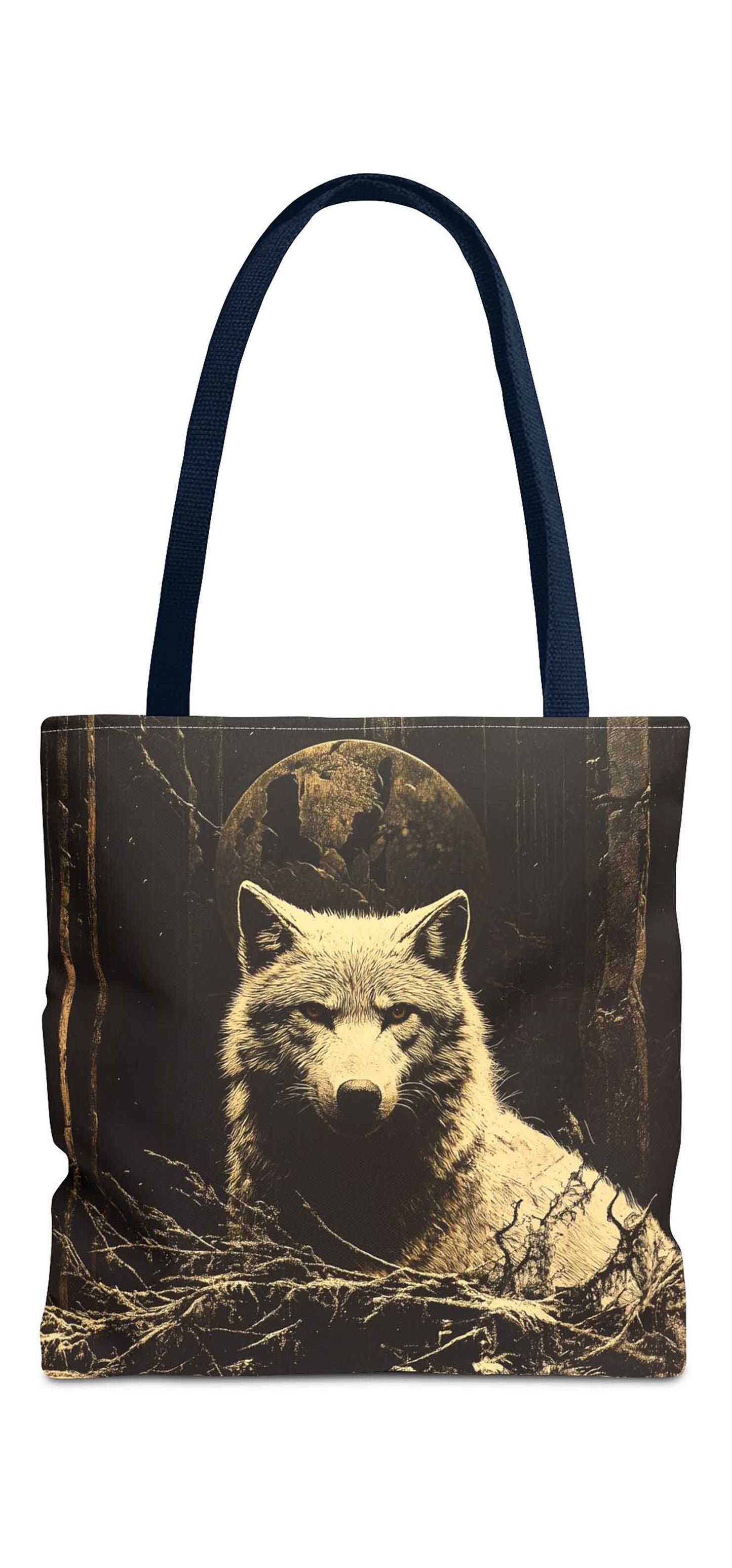 Midnight Wolf Tote Bag