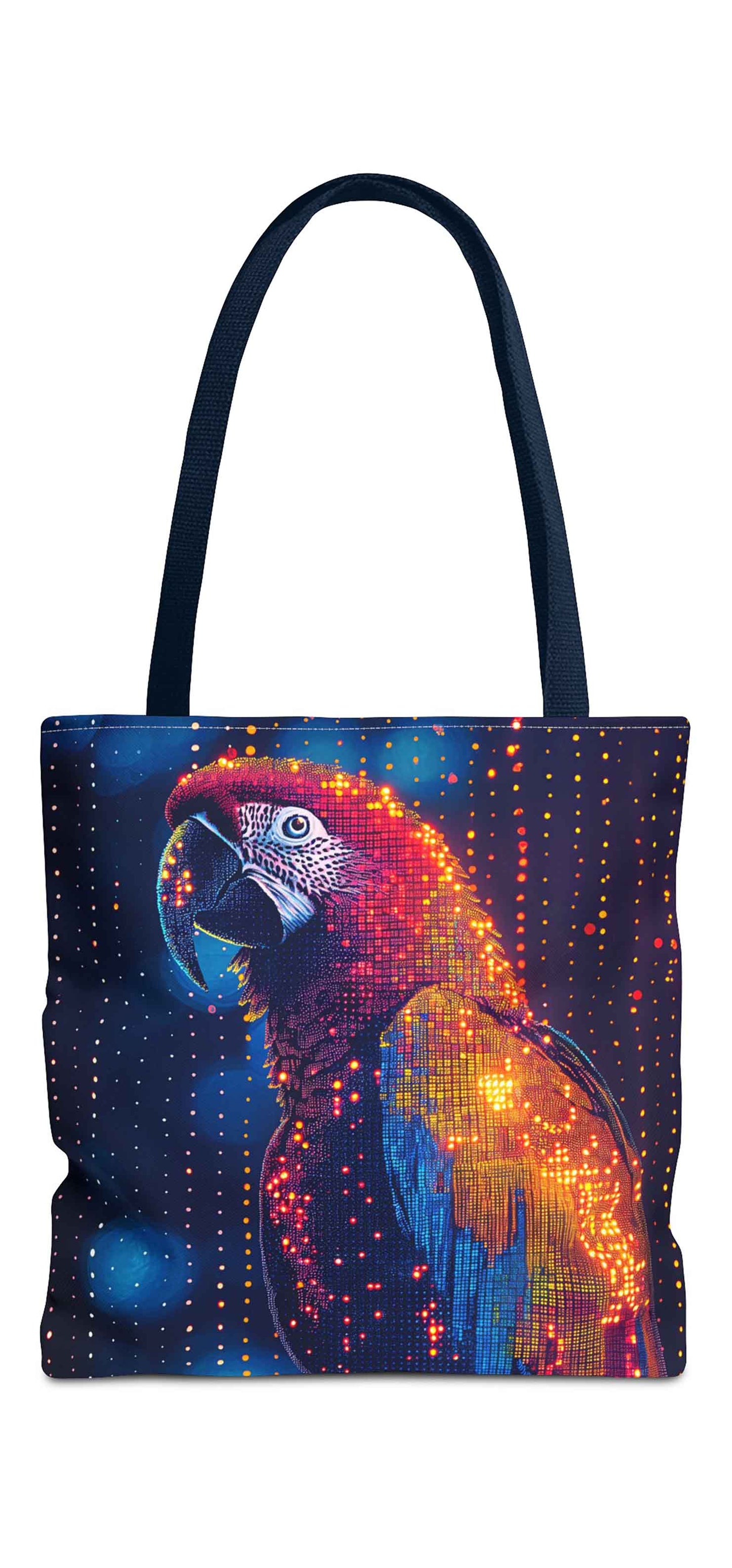 Shimmering Lights Parrot Tote bag