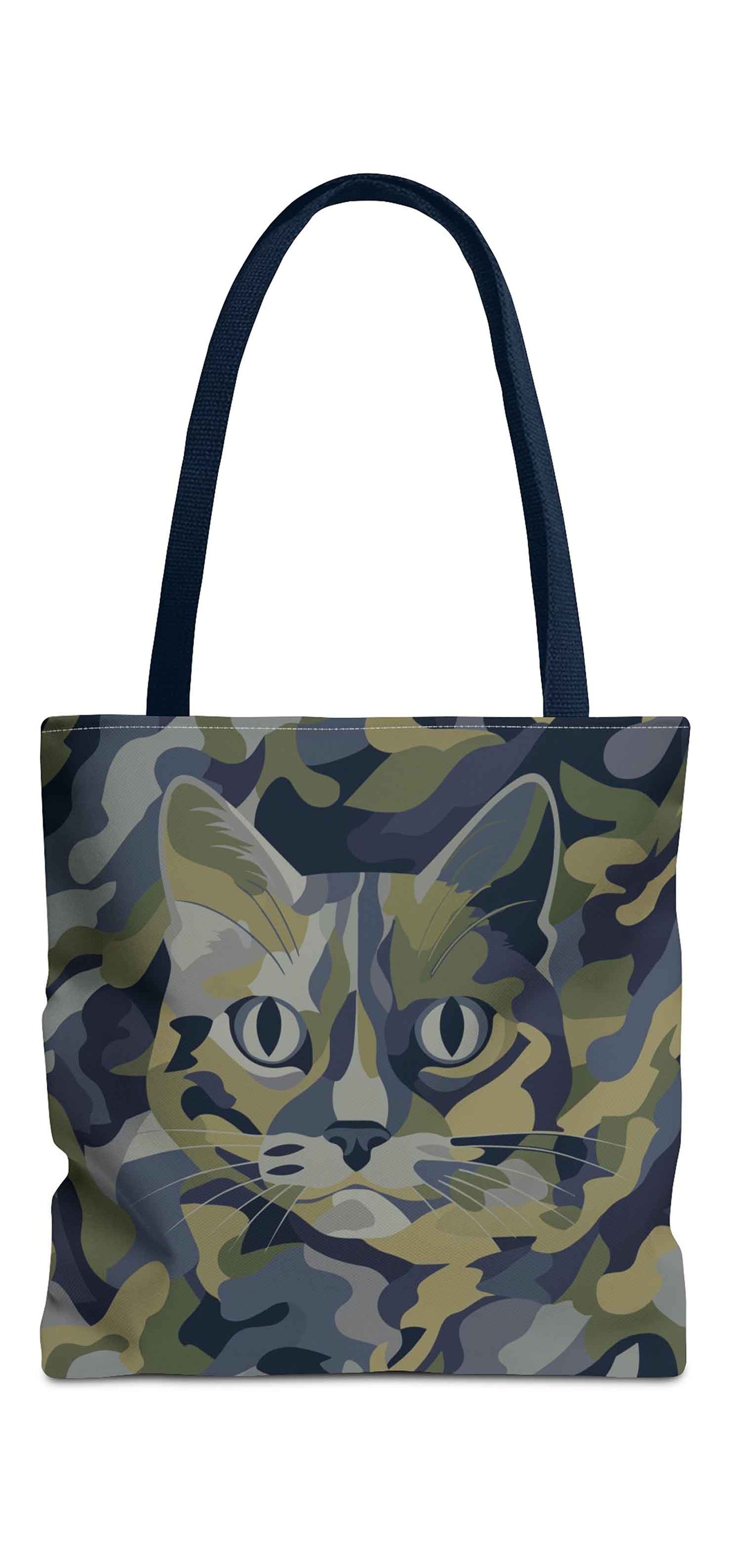 Military Cat Tote Bag