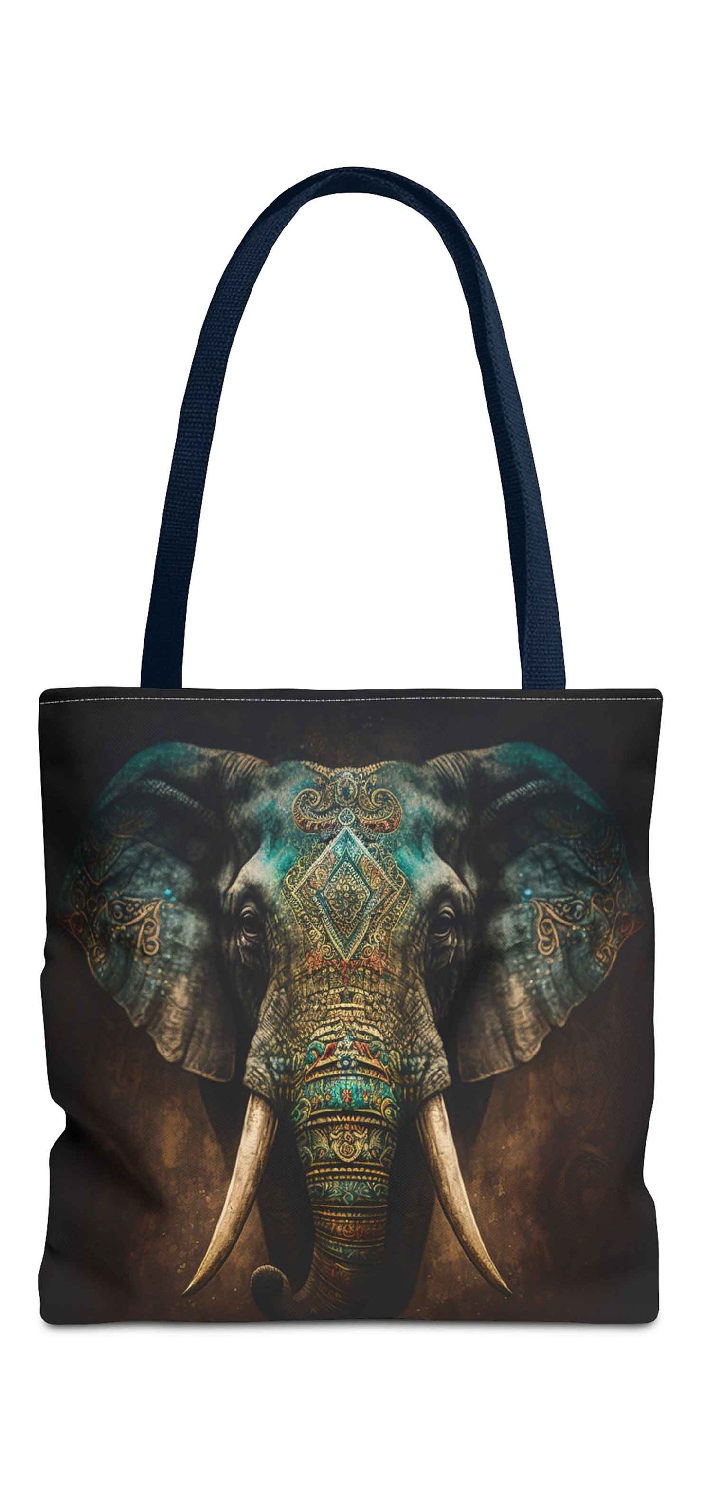 Intricate Ivory Elephant Tote Bag