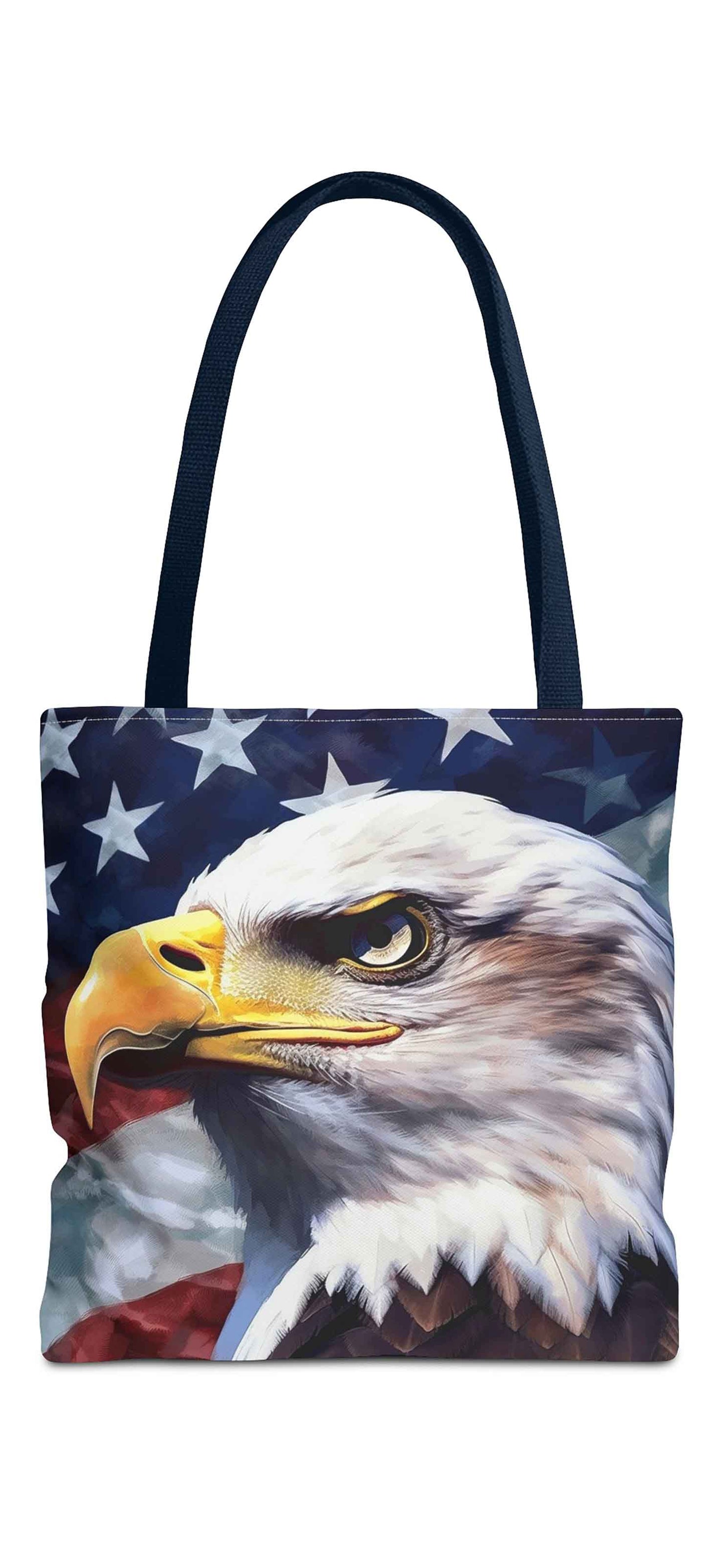 Stars & Feathers Eagle Tote Bag