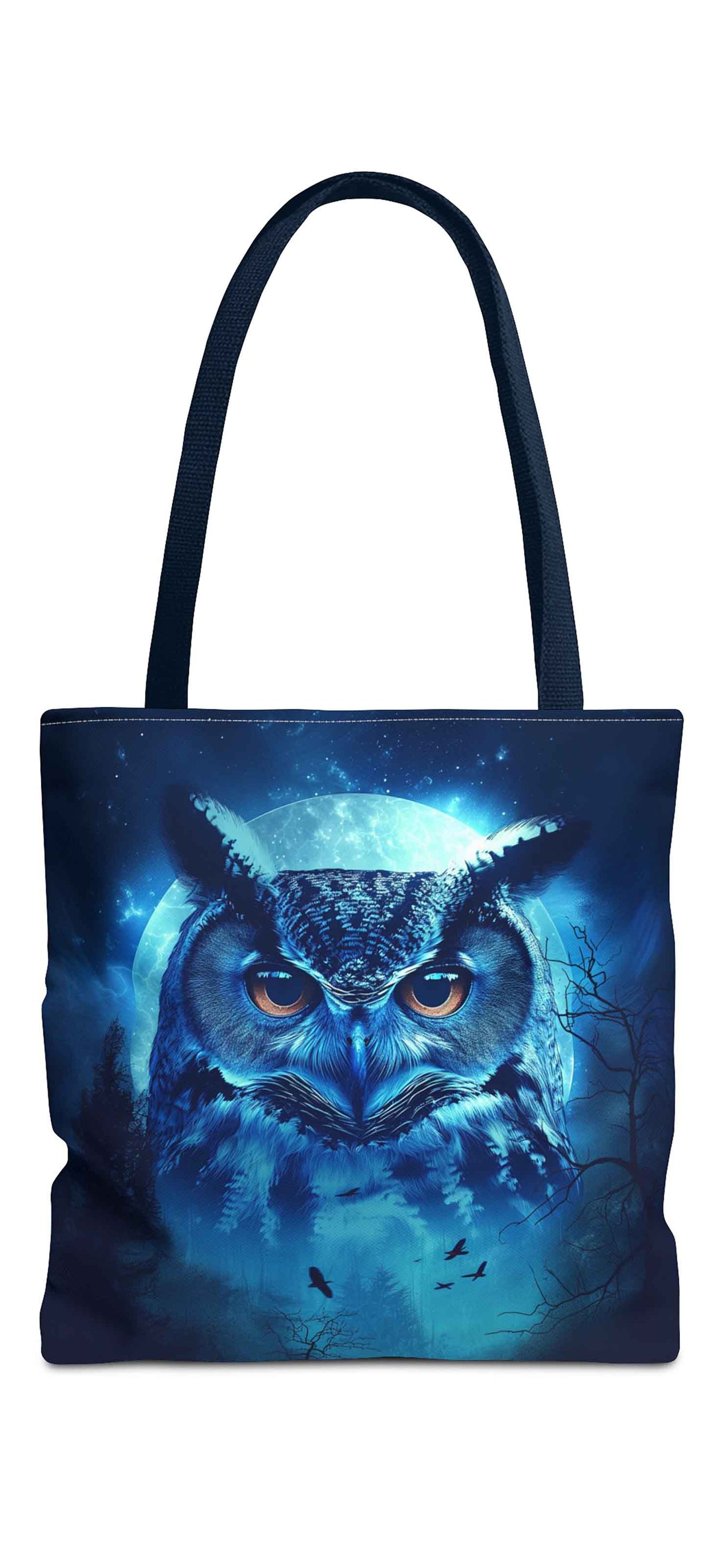 Moonlit Guardian Owl Tote Bag