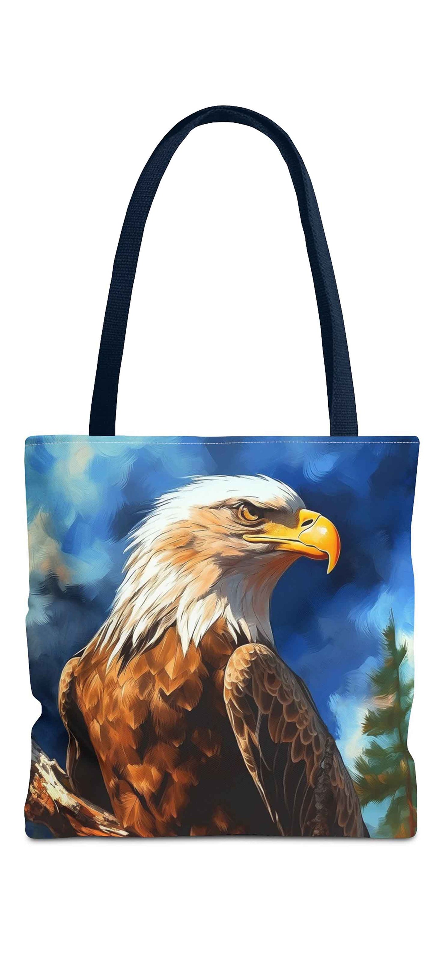 Surreal Stare Eagle Tote Bag