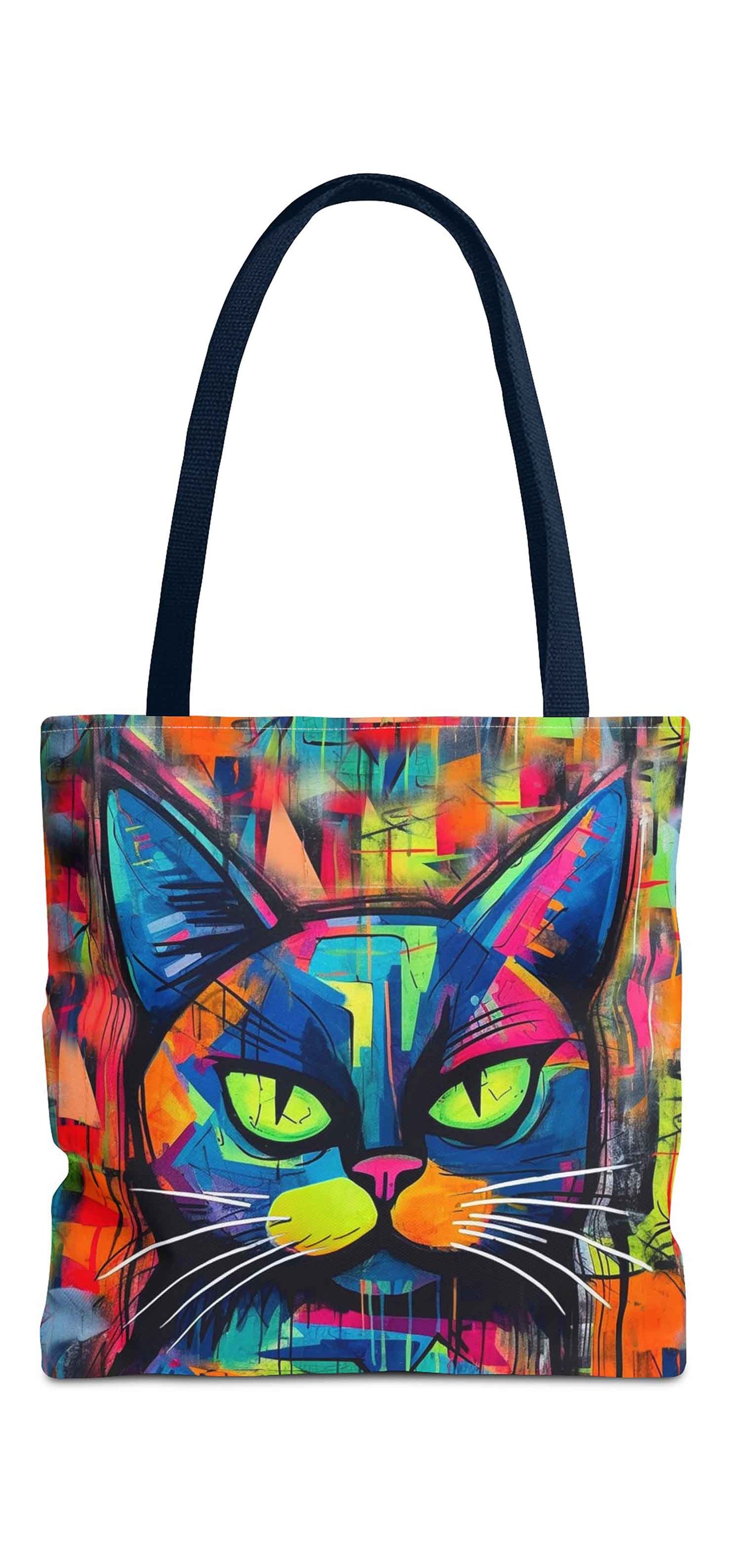 City Whiskers Cat Tote Bag