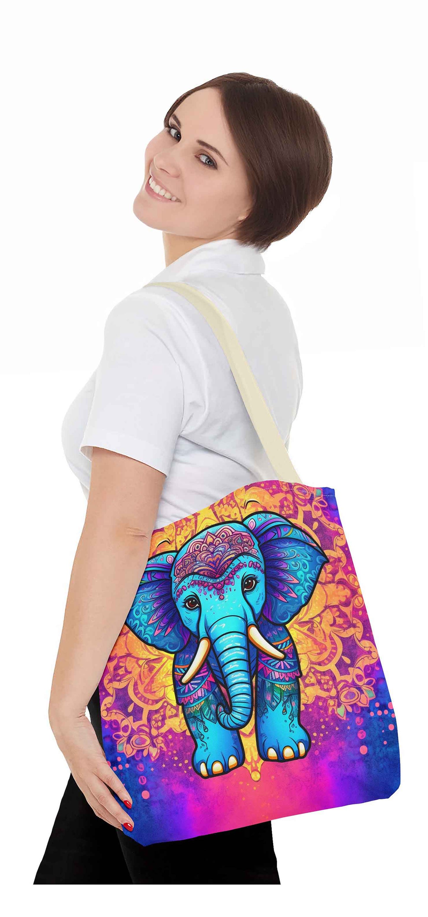 Euphoric Expressions Elephant Tote Bag