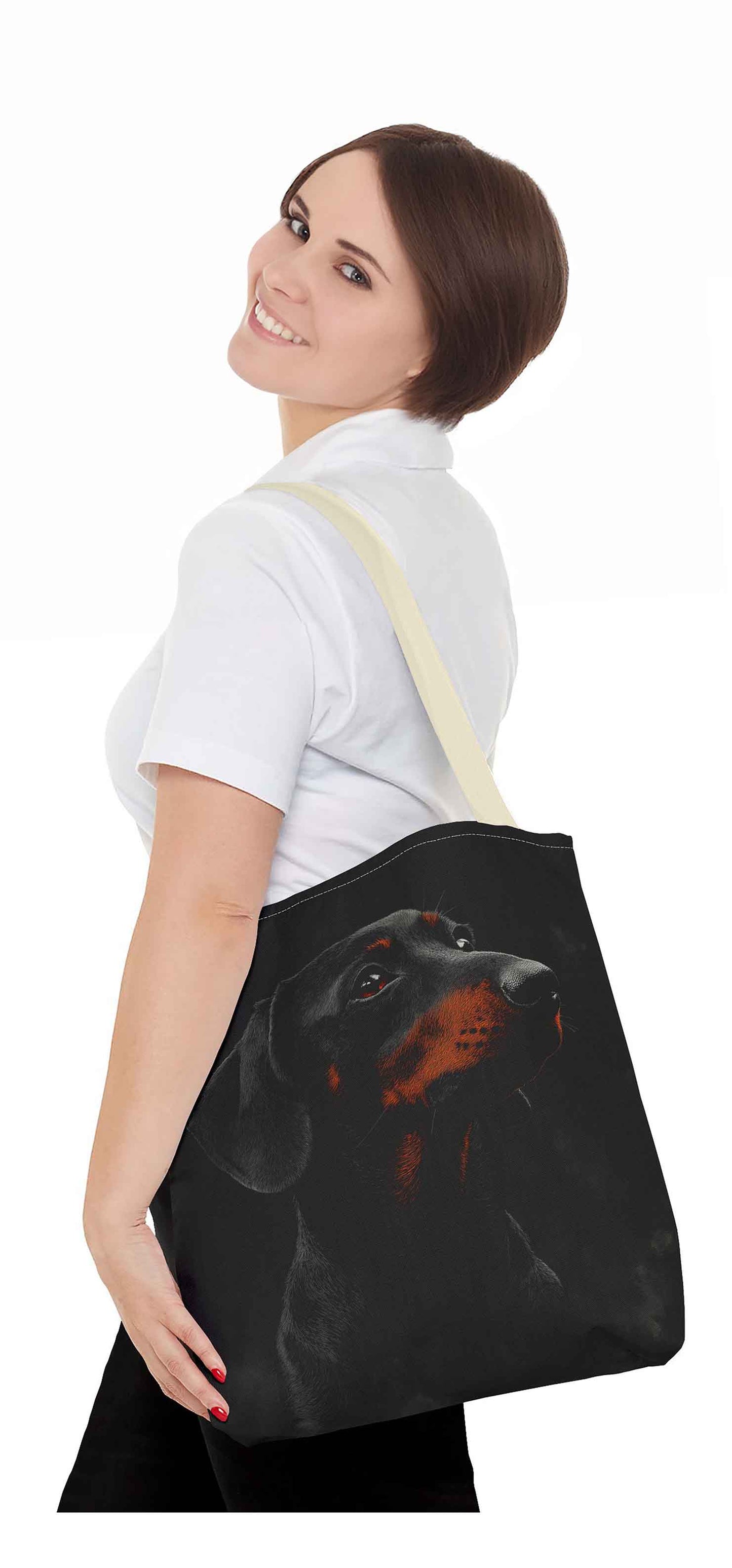 Elegant Dachshund Tote Bag