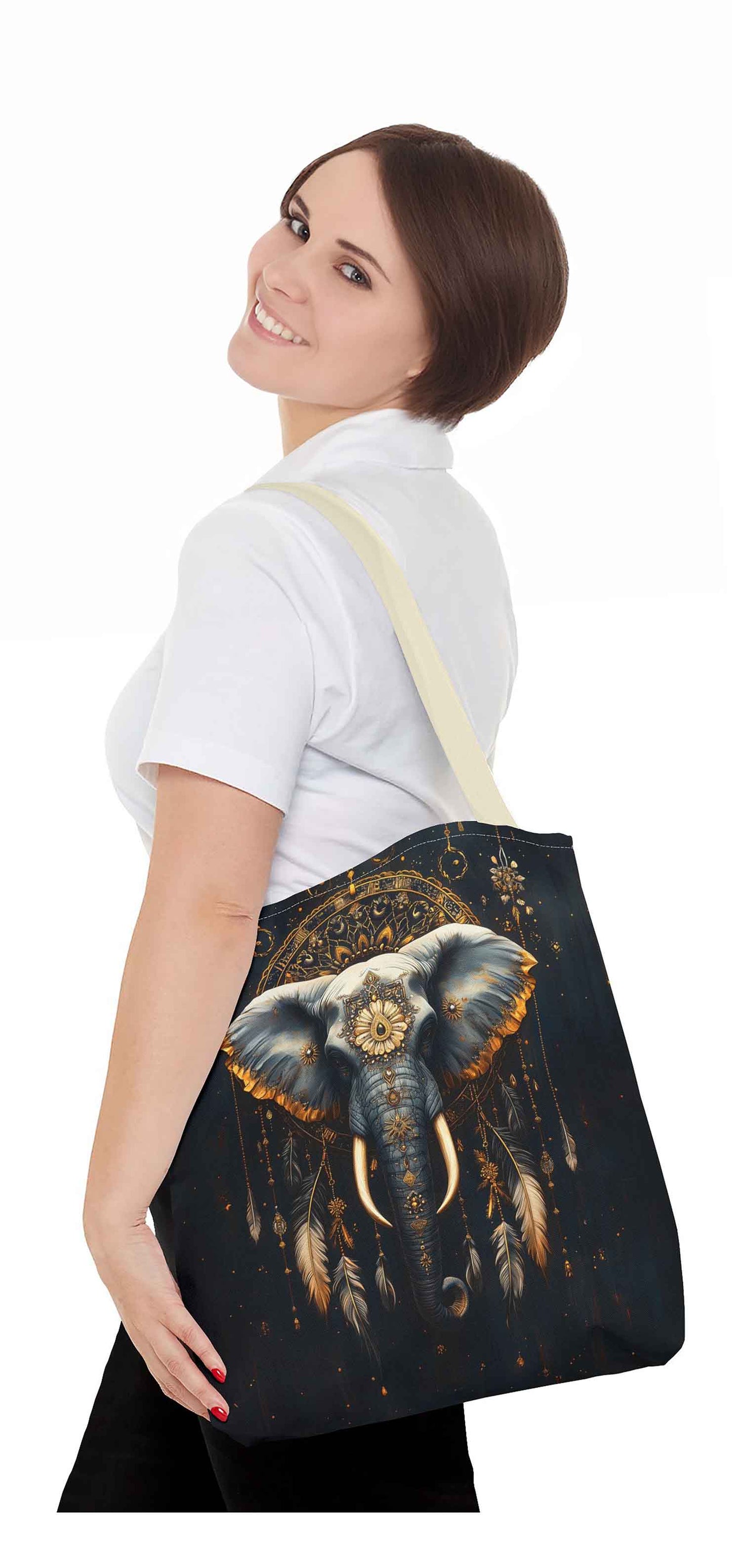 Bohemian GuardianElephant Tote Bag