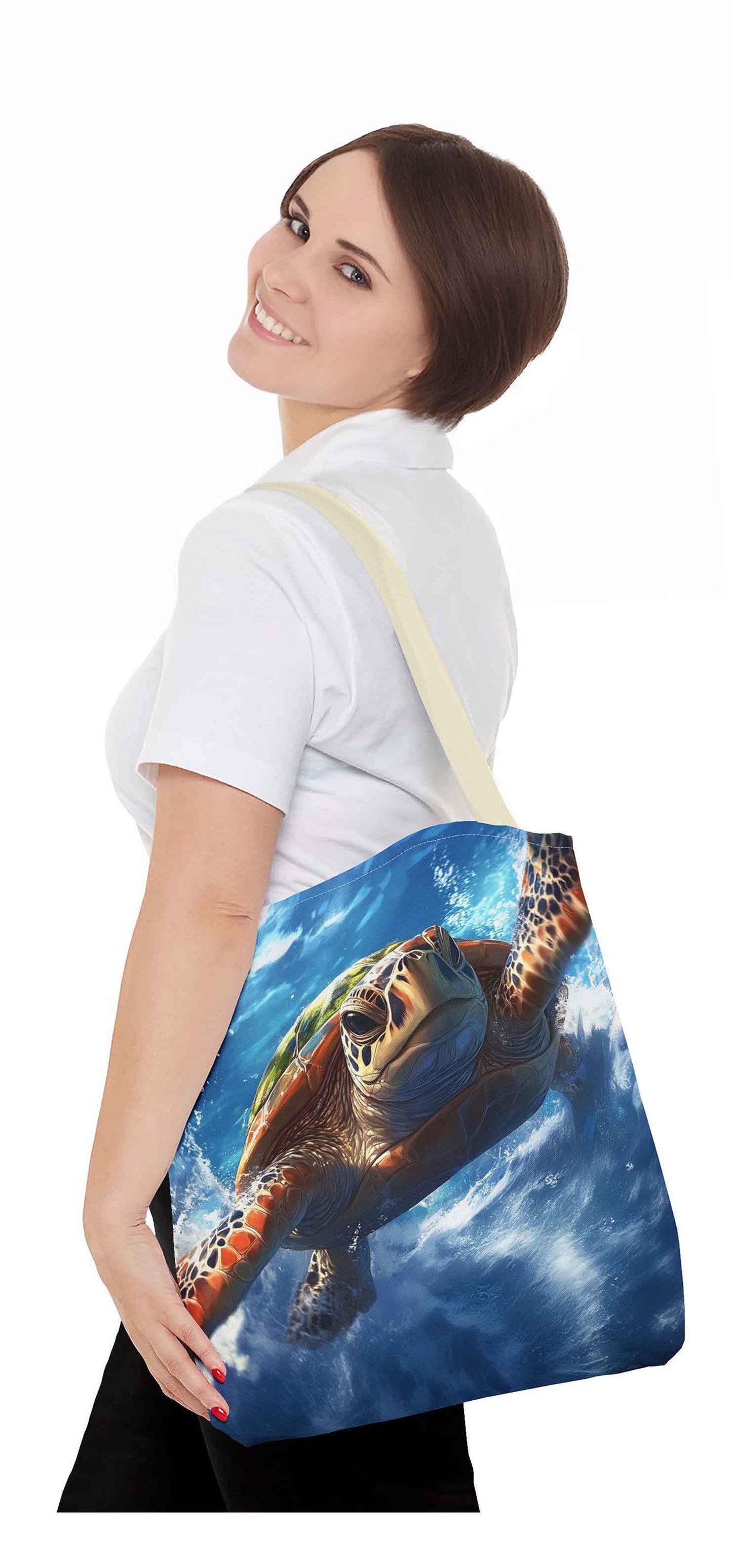 Ocean Escape Turtle Tote Bag