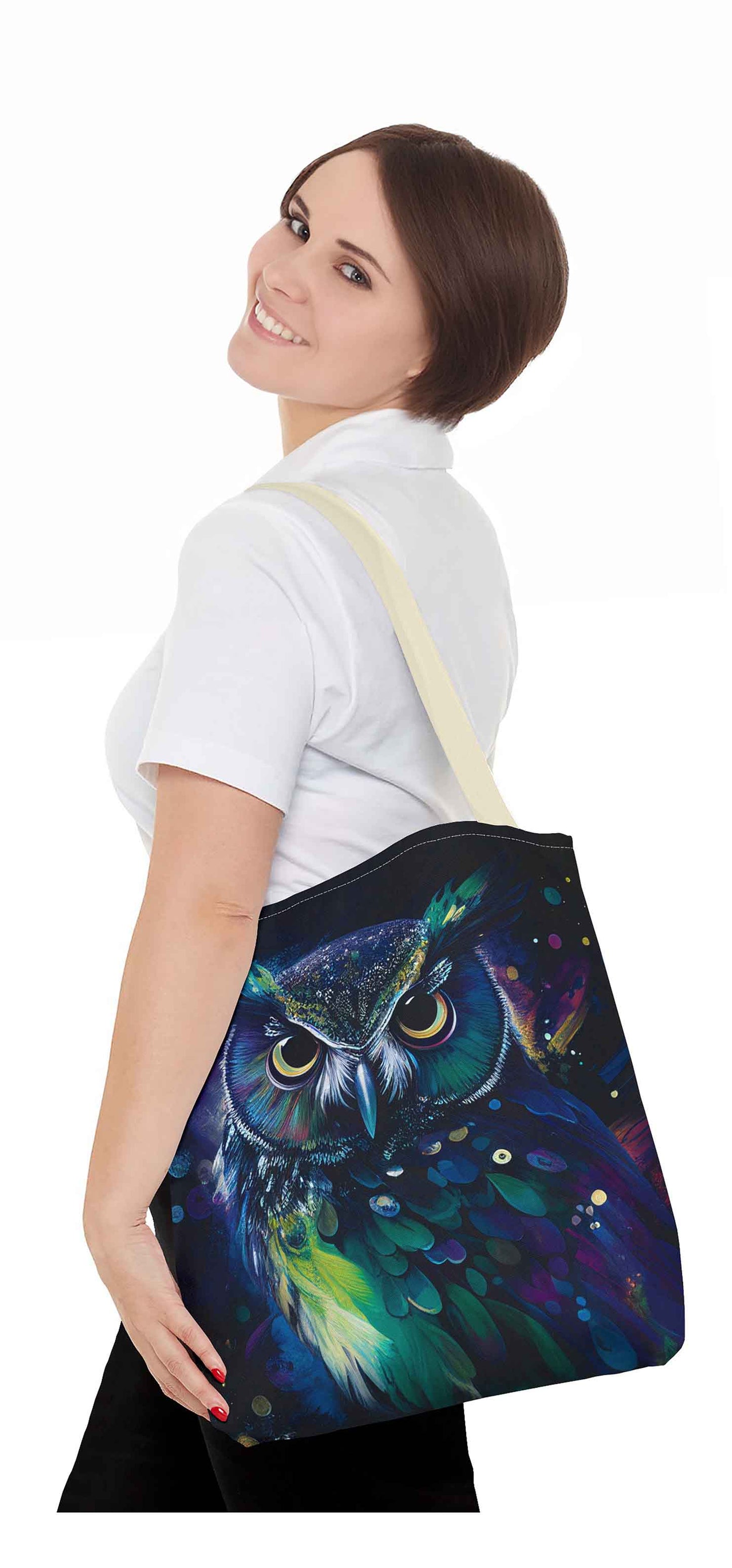 Avian Artistry Owl Tote Bag