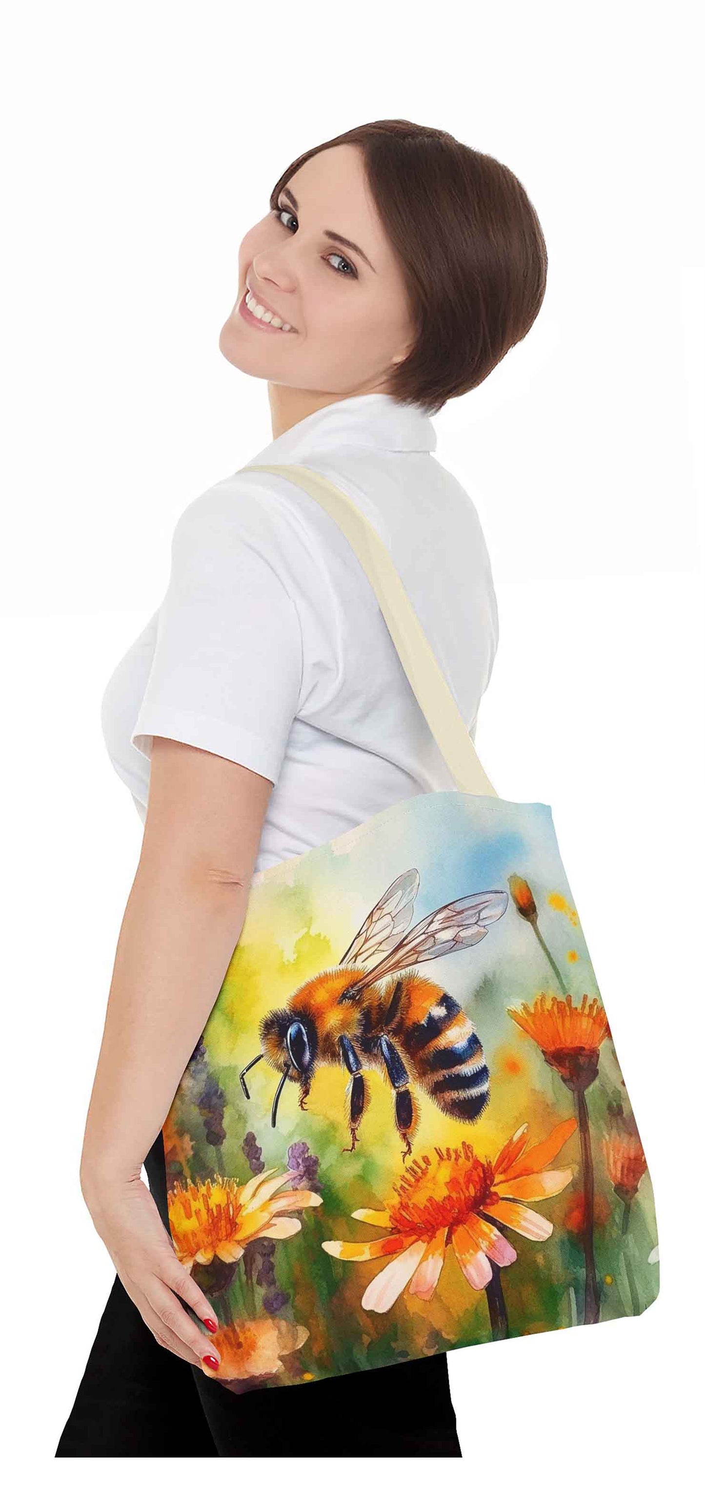 Floral Voyage Bee Tote Bag