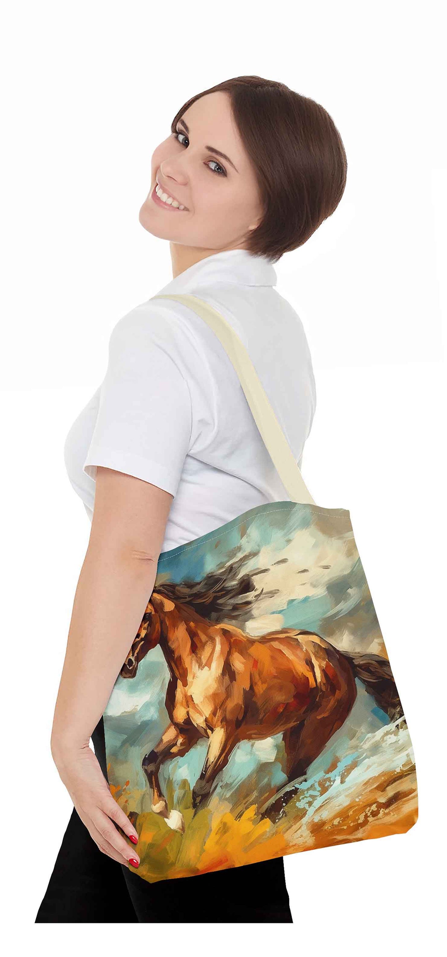 Wild Wanders Horse Tote Bag