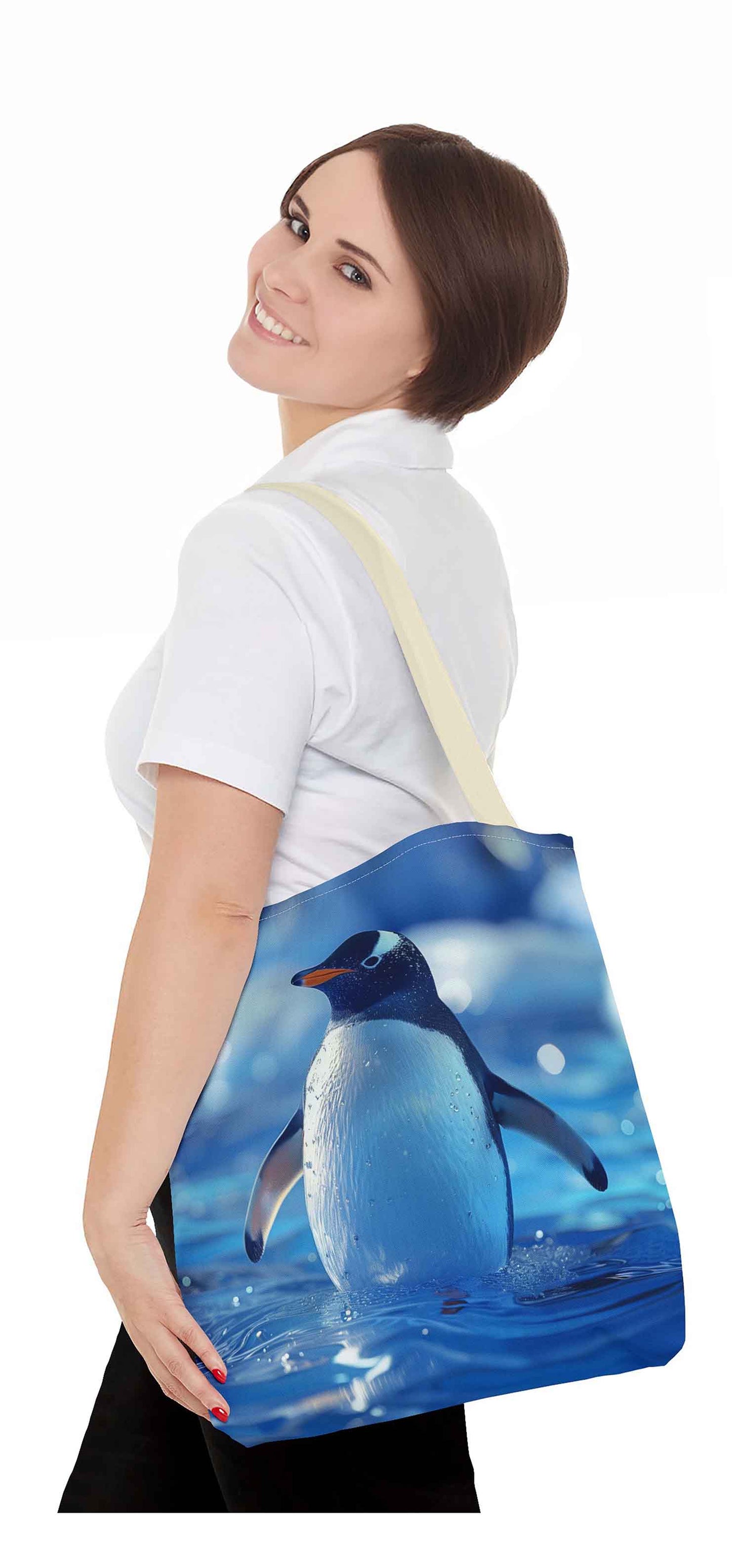 Penguin’s Journey Tote Bag