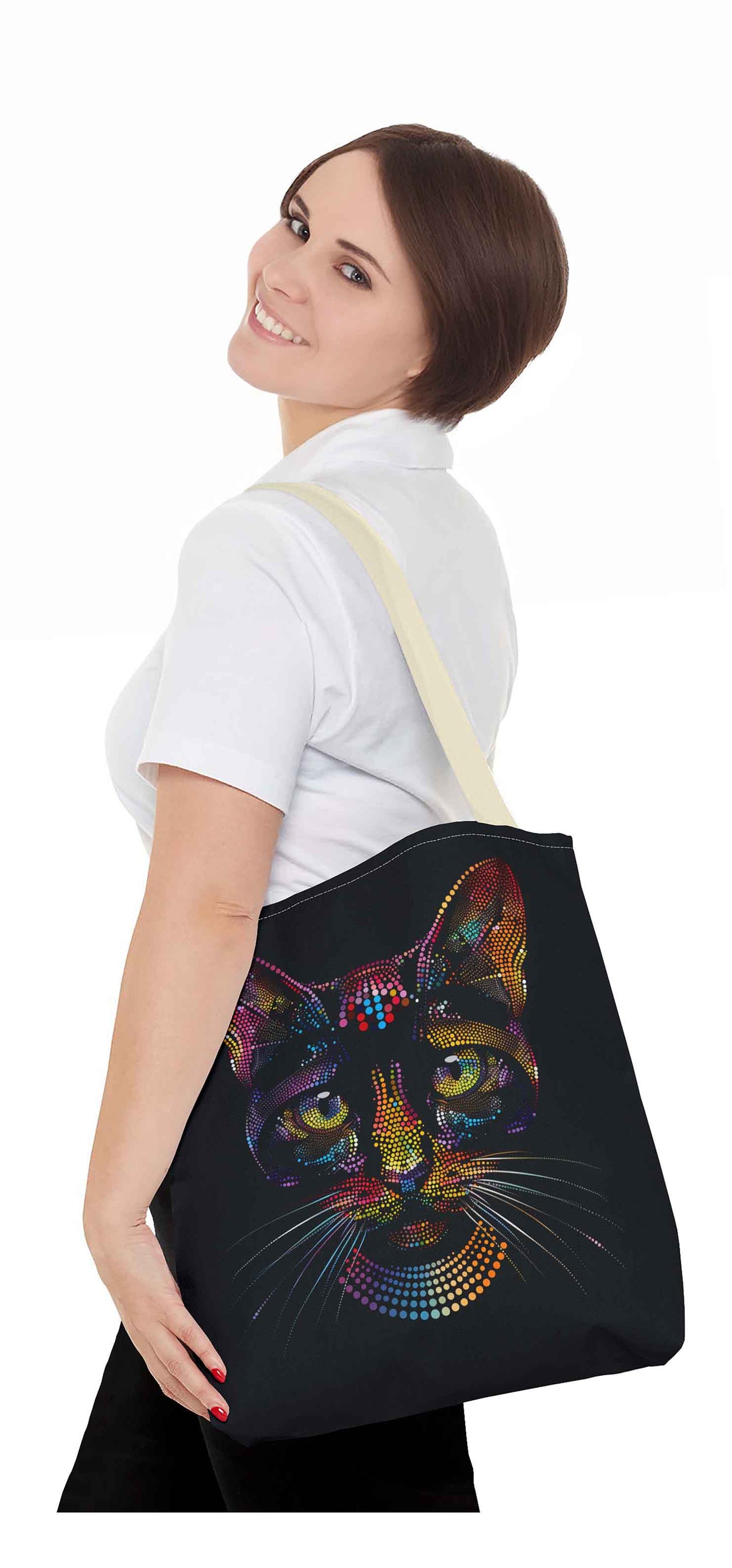 Egyptian Fantasy Cat Tote Bag