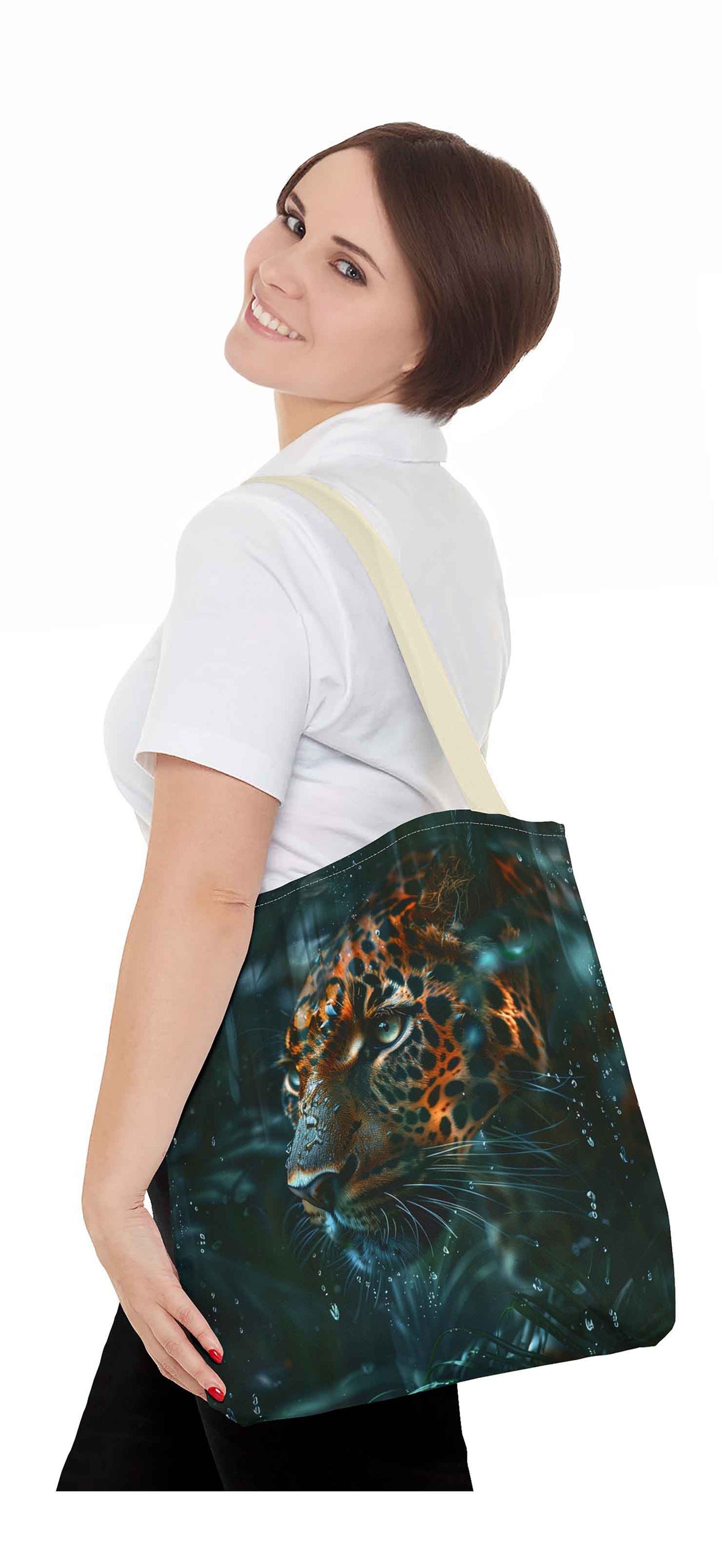 Rainforest Jaguar Tote Bag