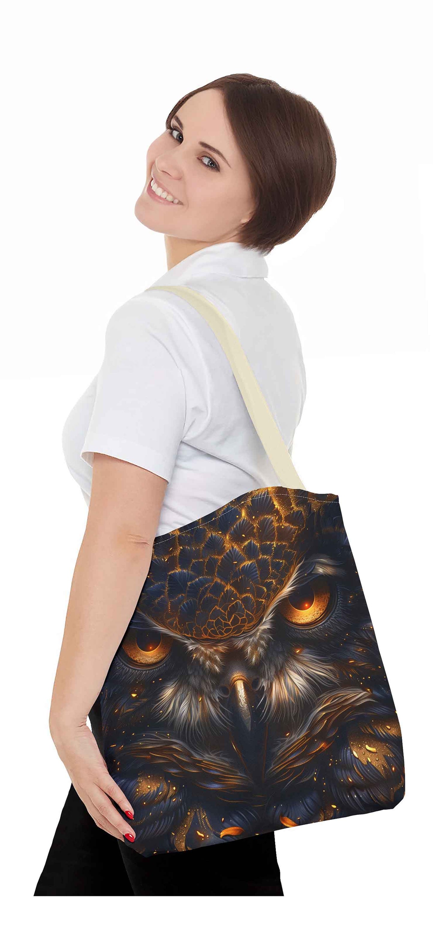 Enigmatic Owl Tote Bag