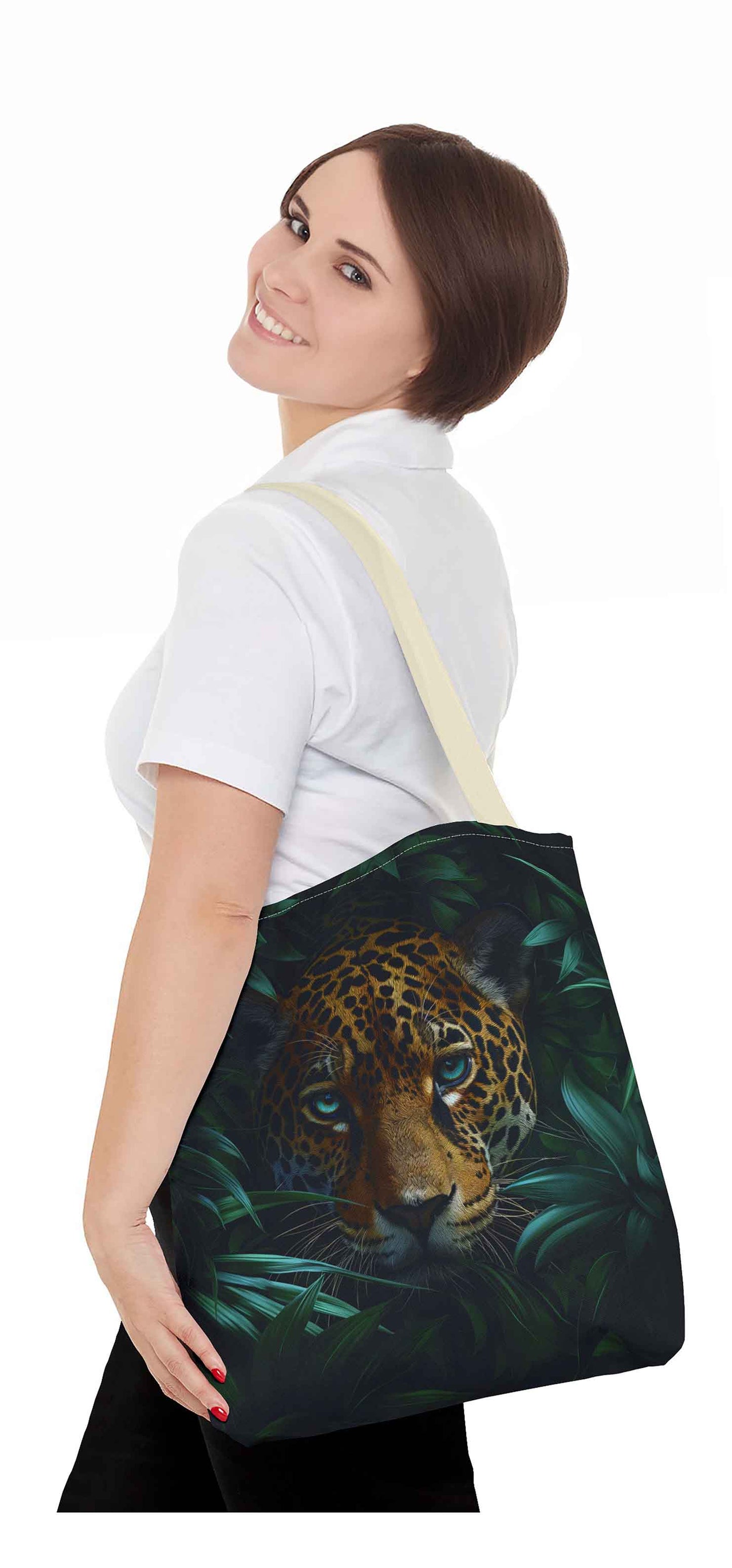 Jungle Stalker Jaguar Tote Bag