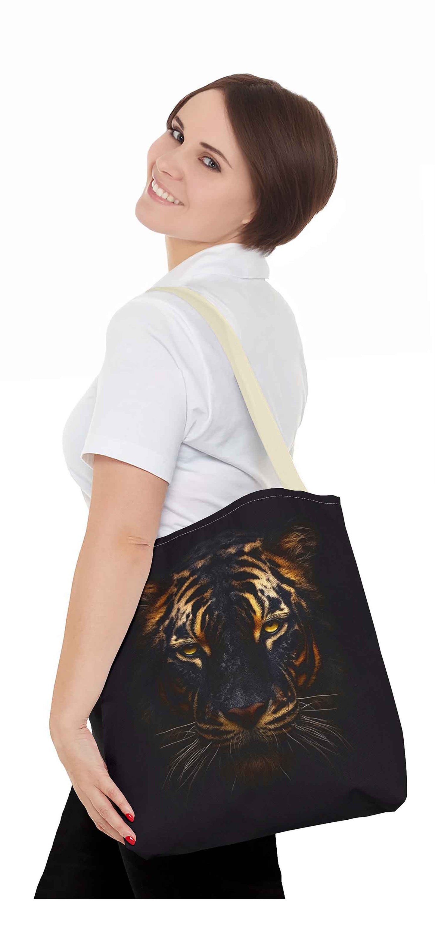 The Shadowed Sun Tiger Tote Bag