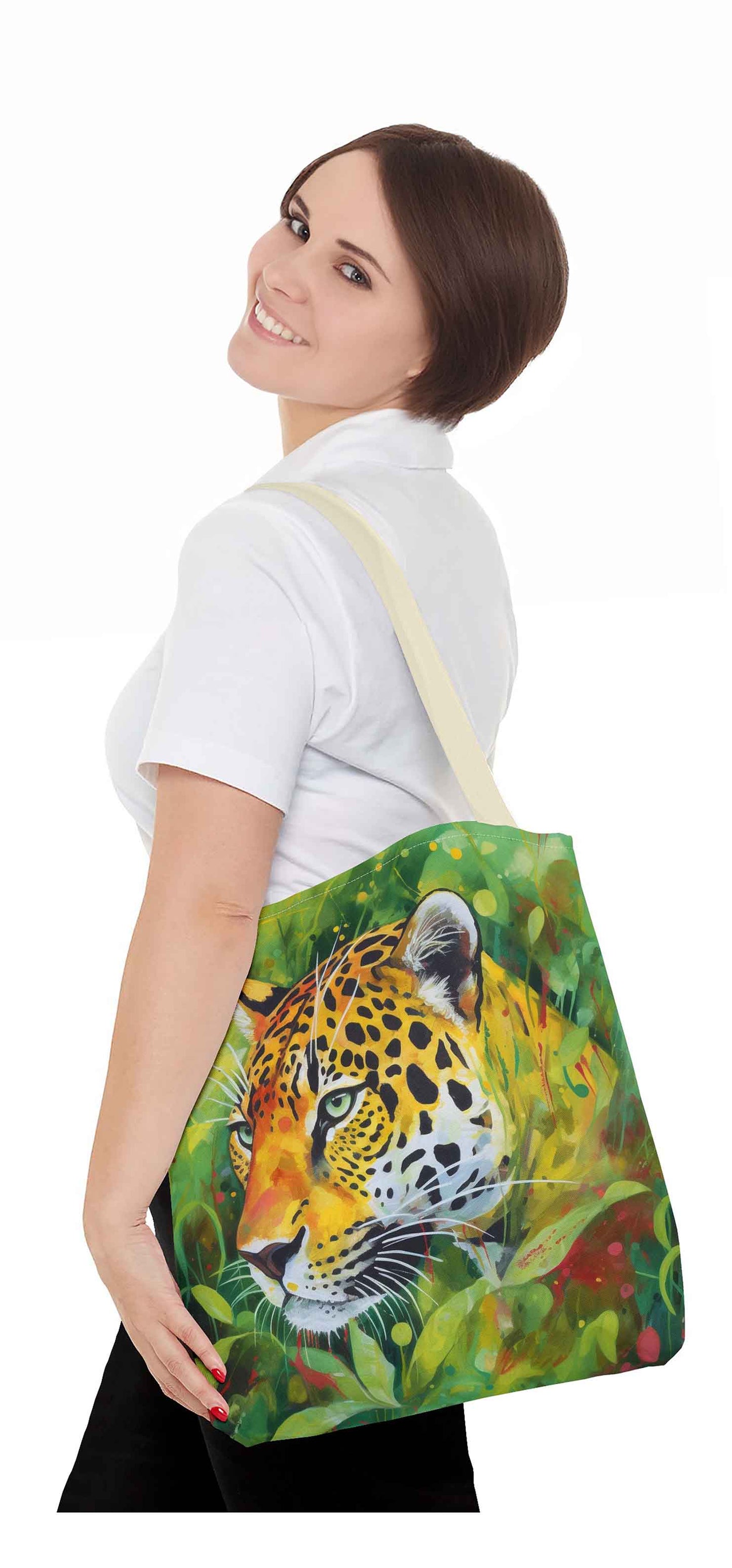 Floral Predator Tote Bag