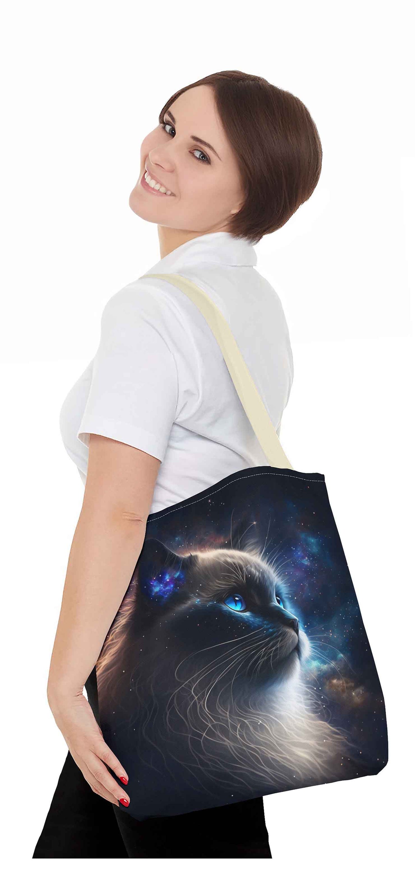 Galaxy Cat Tote Bag