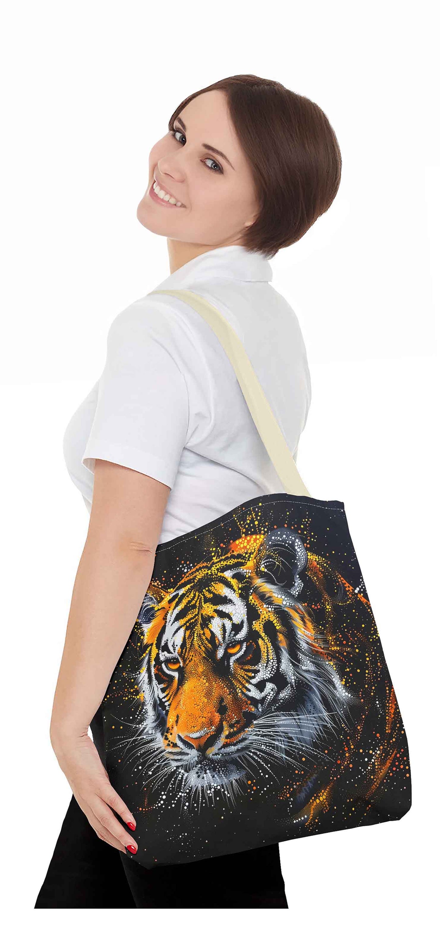 Radiant Majesty Tiger Tote Bag