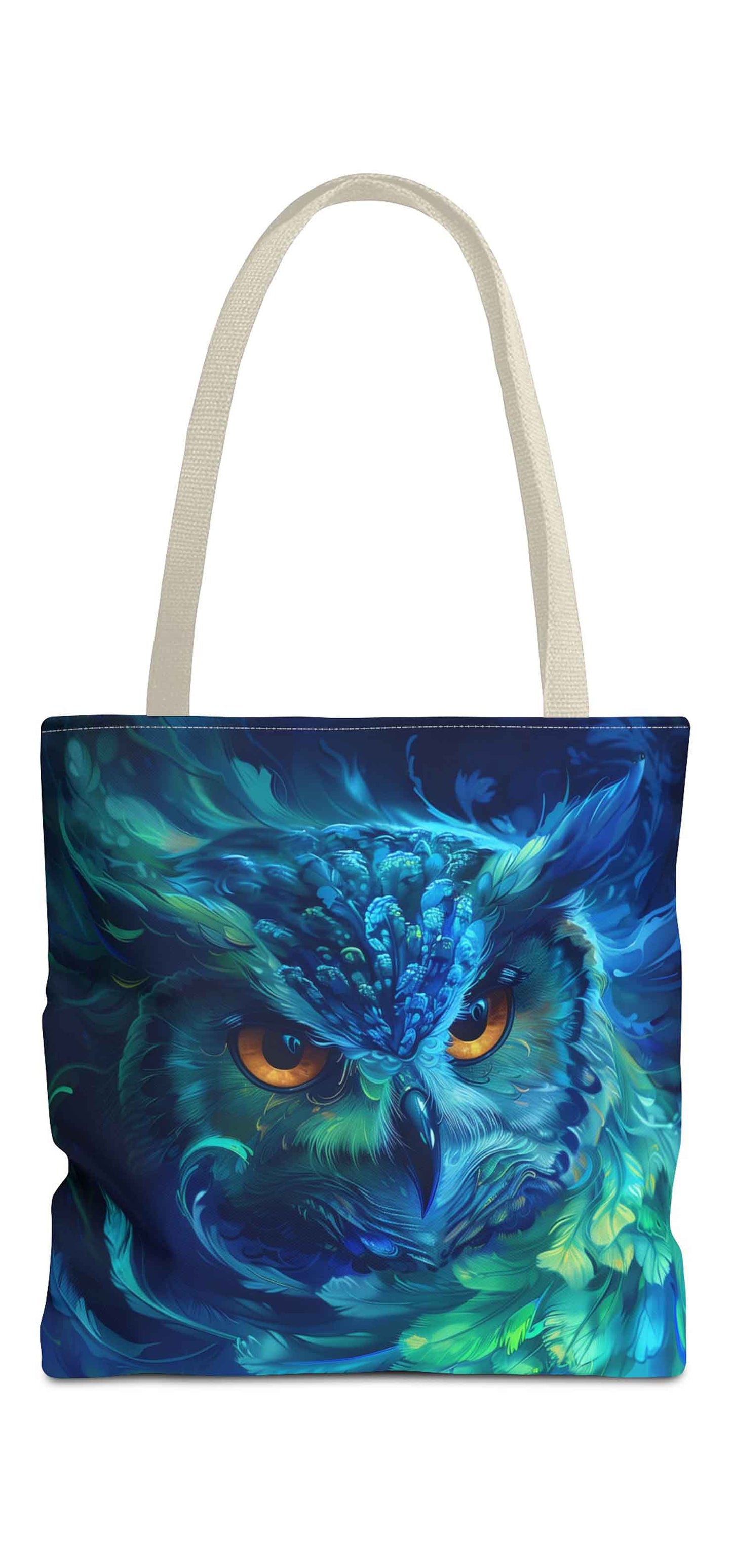 Mystical Blue Owl Tote Bag