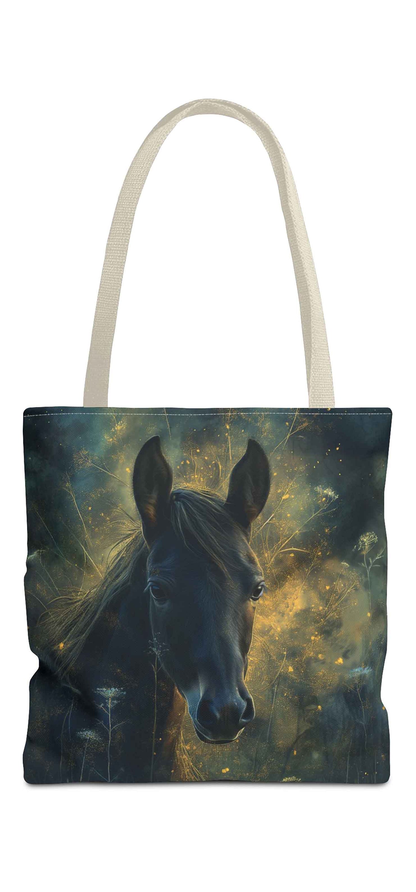 Mystic Night Horse Tote Bag