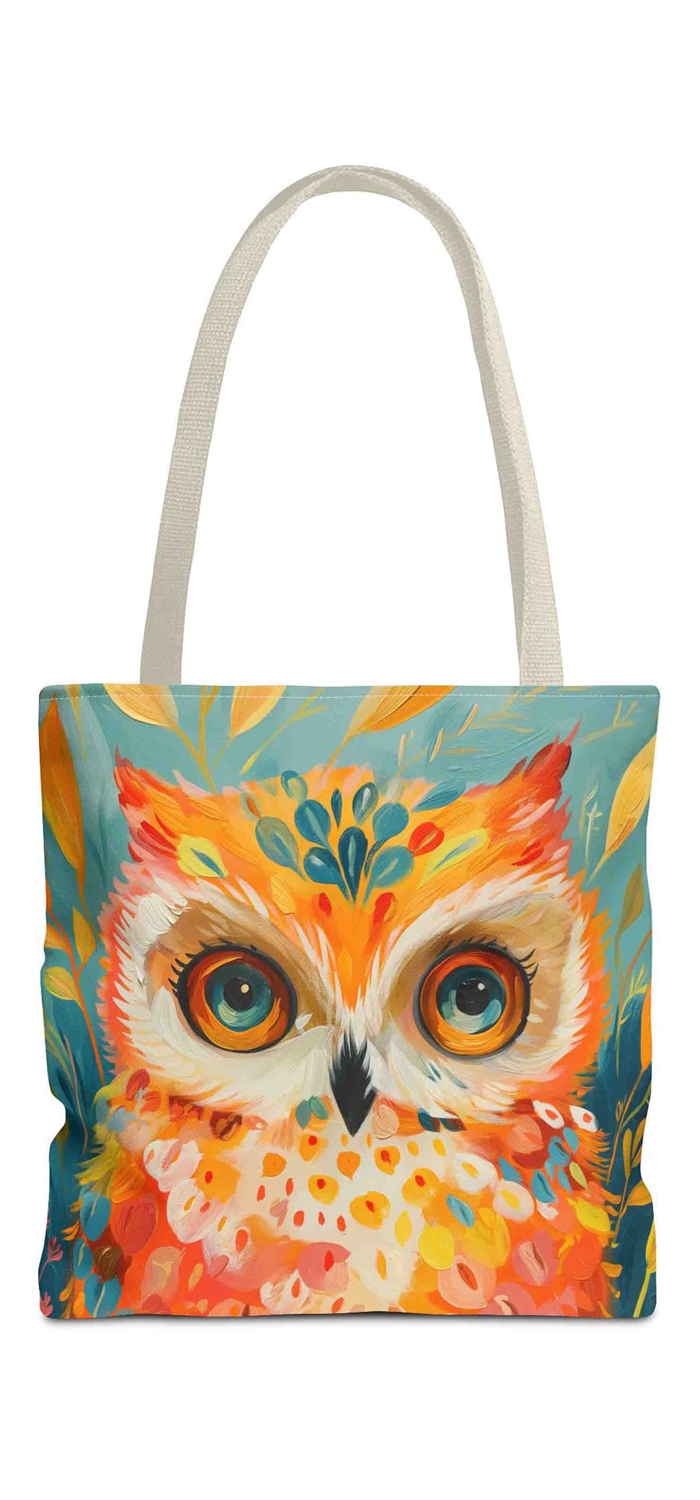 Wisdom Whimsy Owl Tote Bag