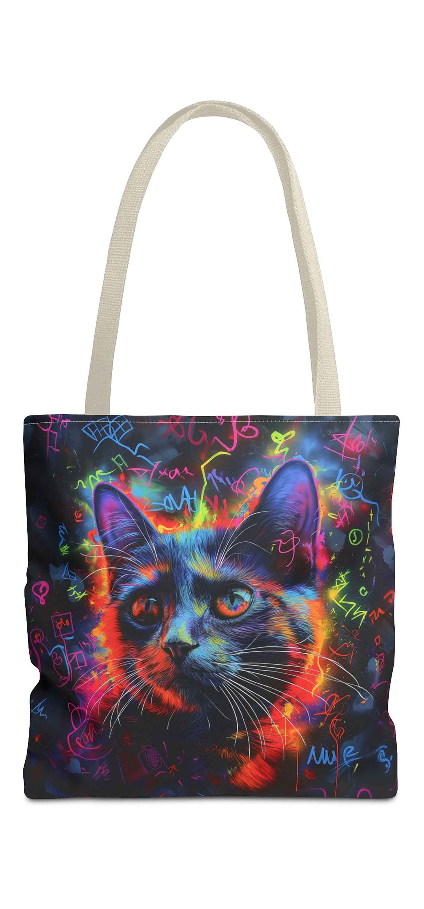 Cat Graffiti Tote Bag