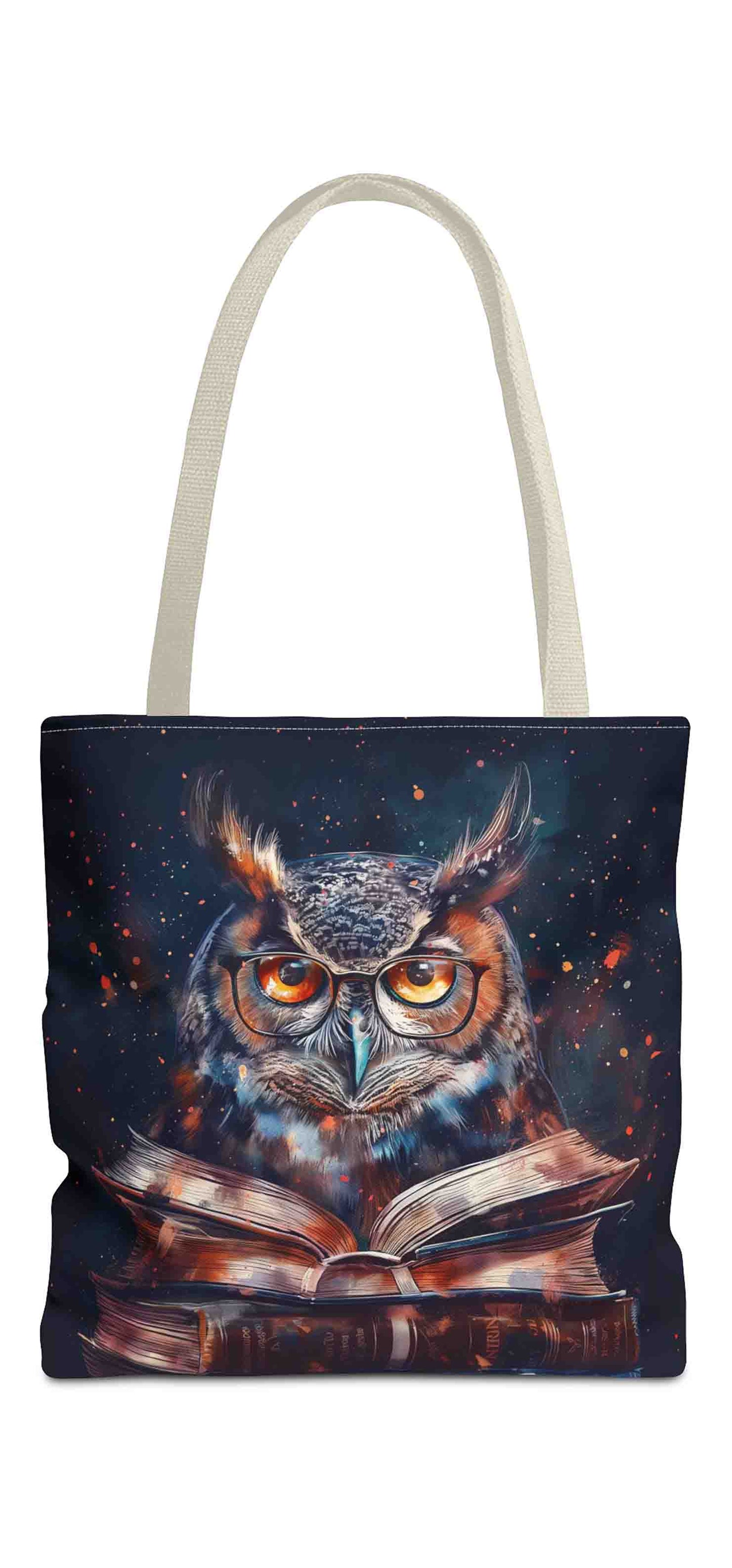 Scholarly Owl Tote Bag