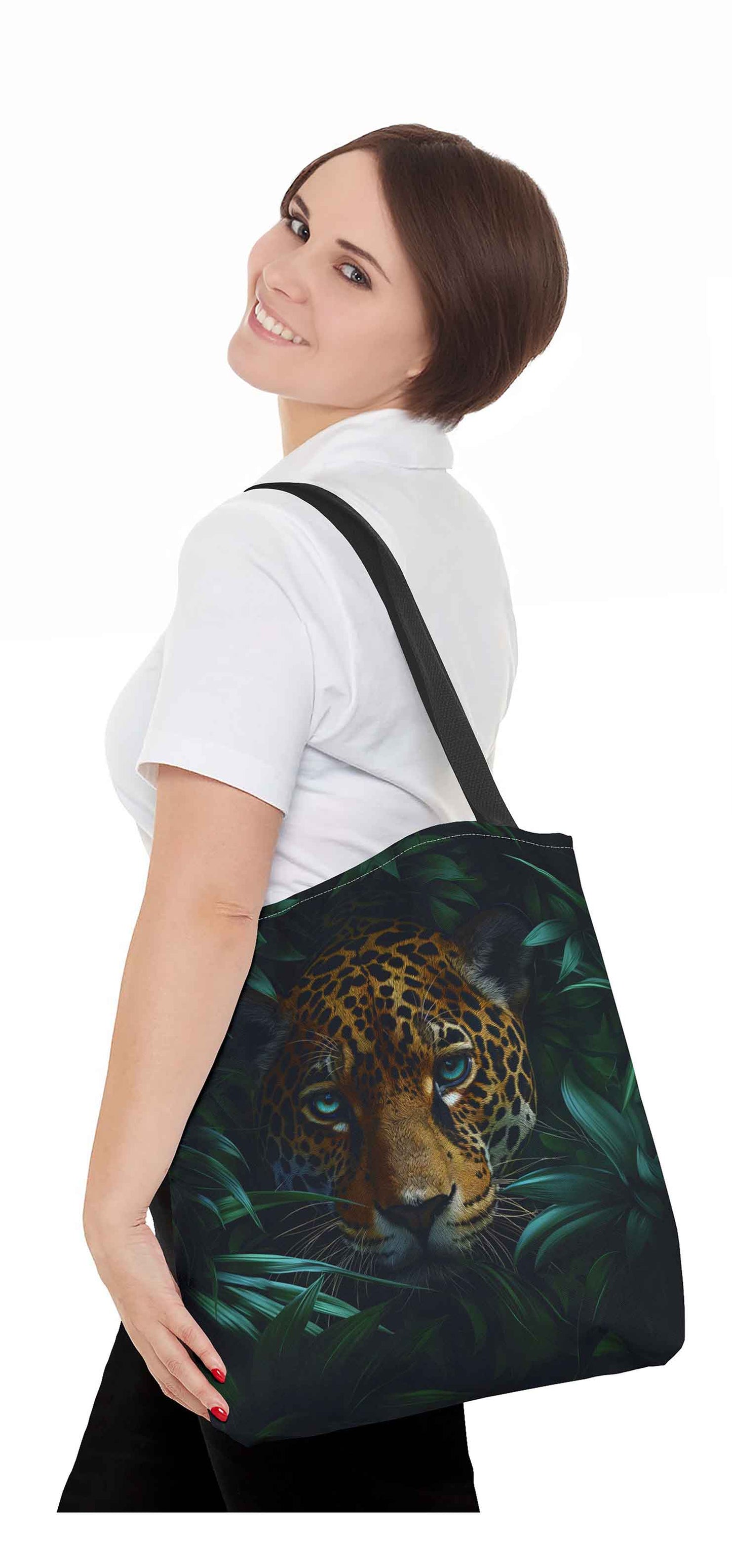 Jungle Stalker Jaguar Tote Bag