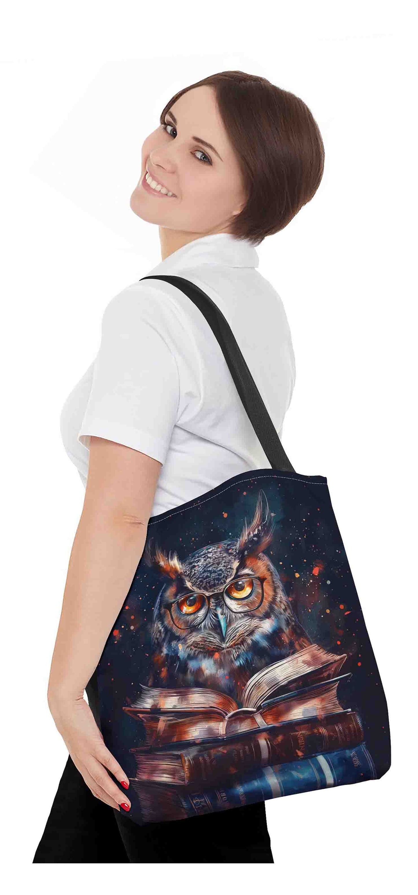 Scholarly Owl Tote Bag