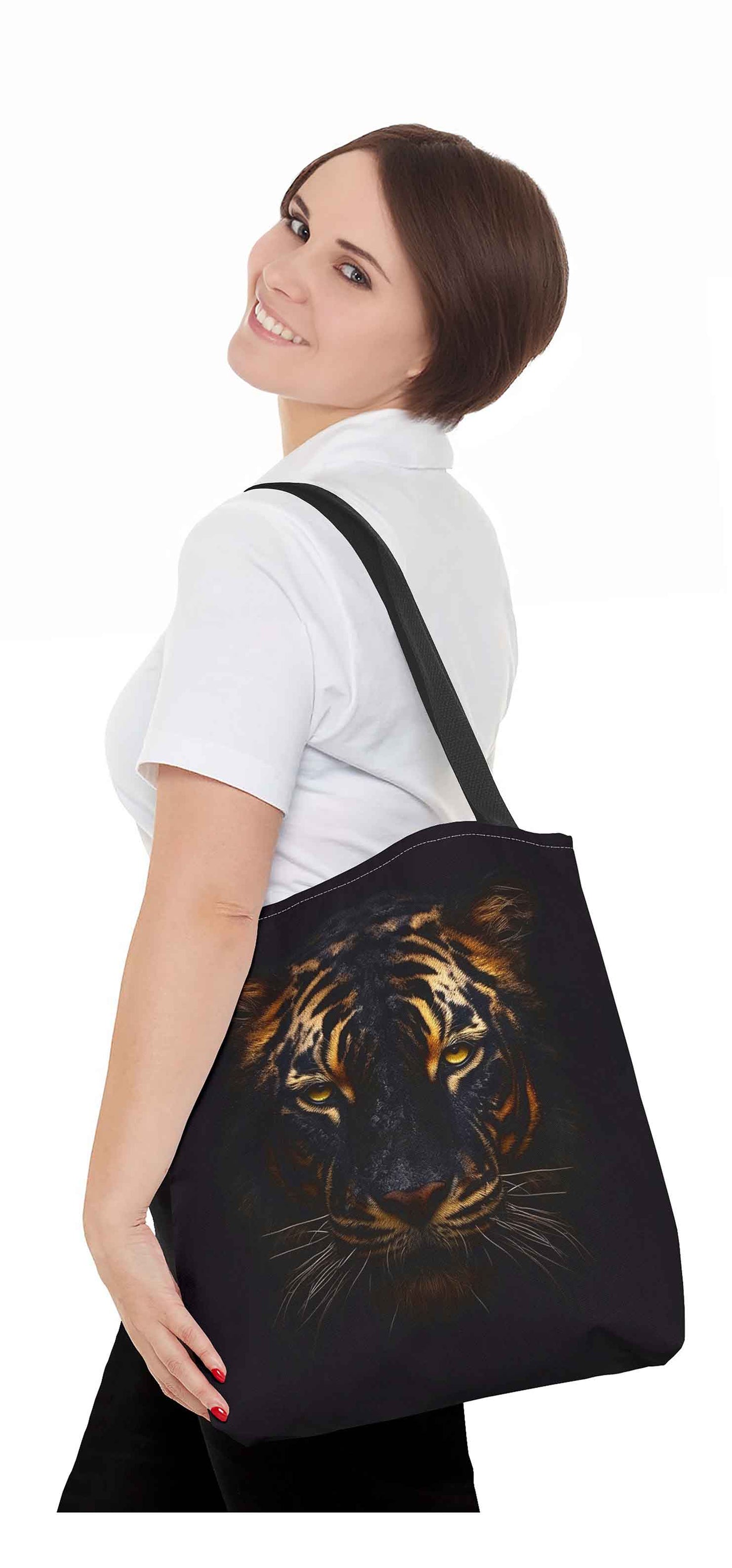The Shadowed Sun Tiger Tote Bag