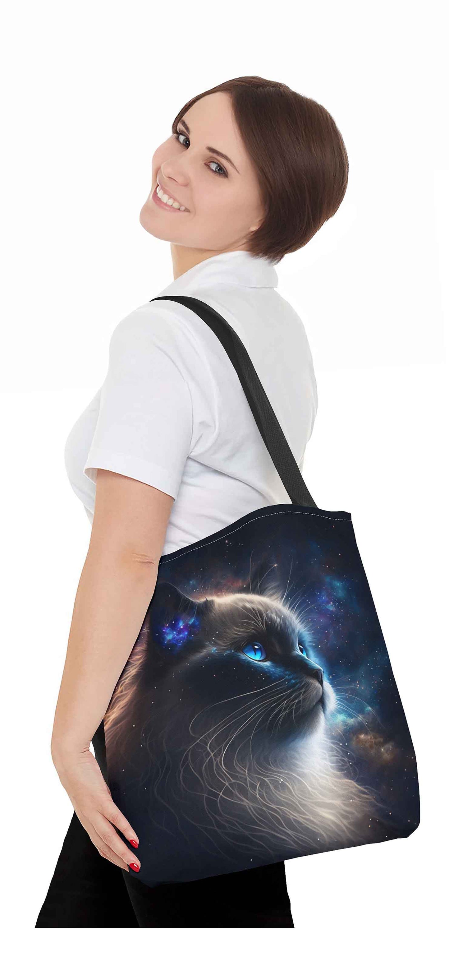 Galaxy Cat Tote Bag