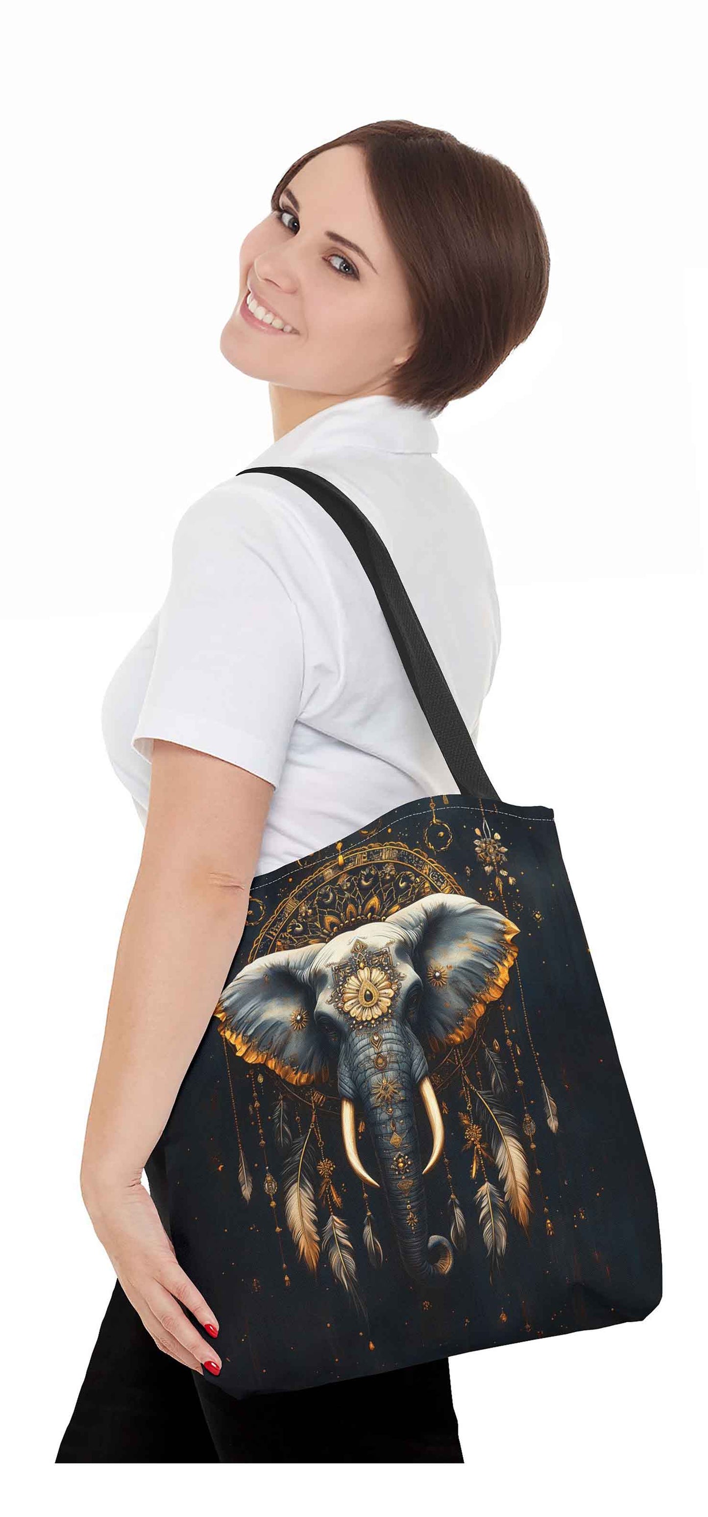 Bohemian GuardianElephant Tote Bag