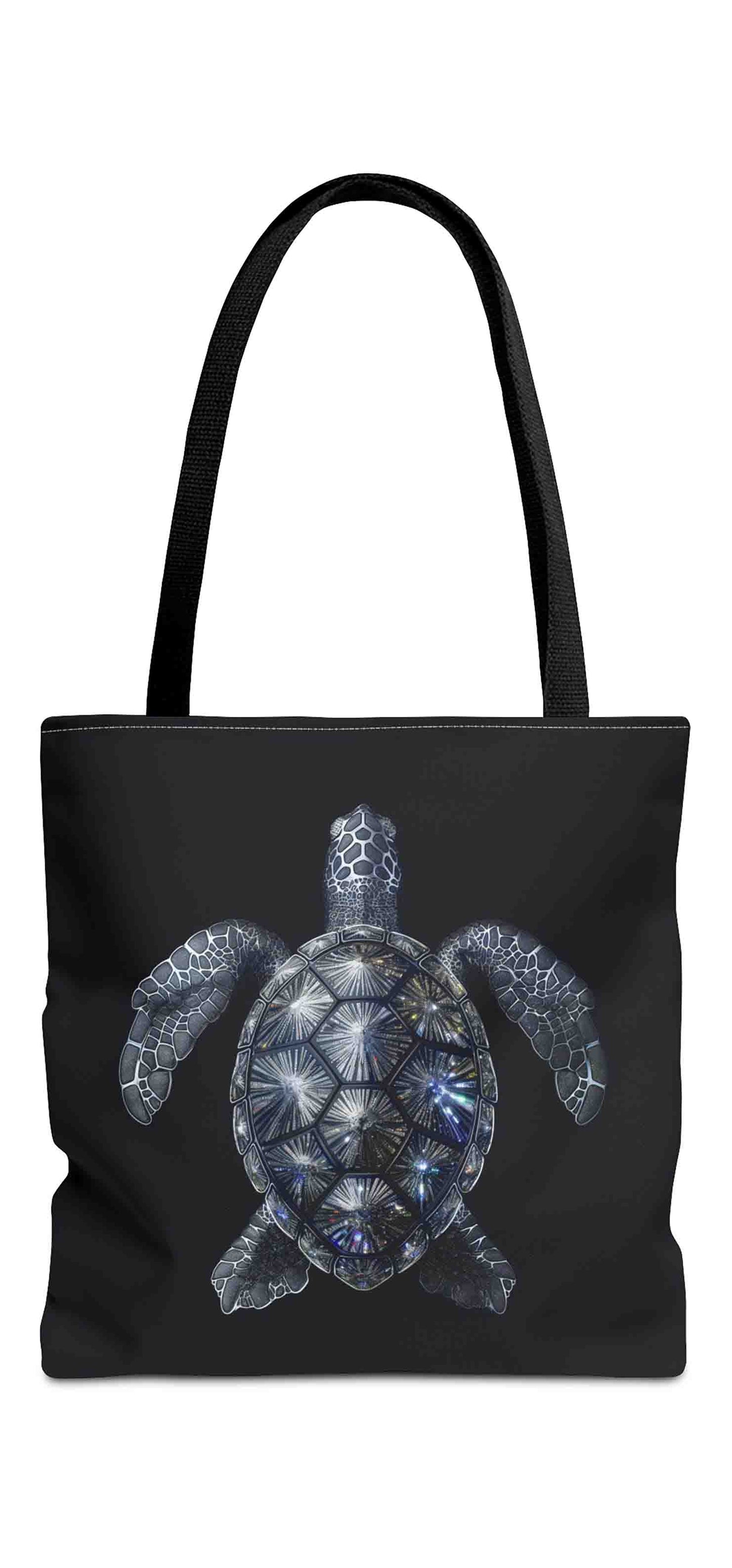 Dazzling Diamond Turtle Tote Bag