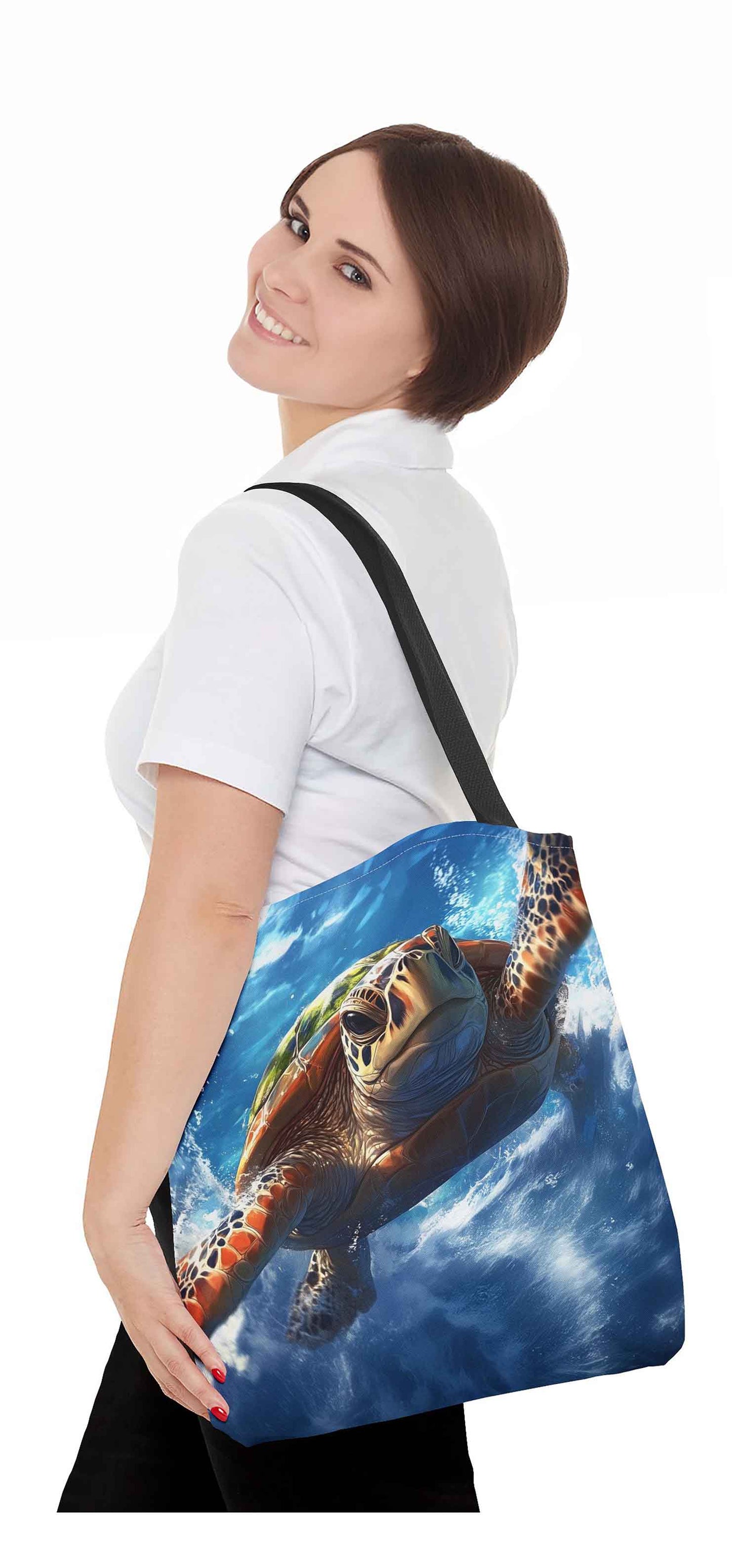 Ocean Escape Turtle Tote Bag