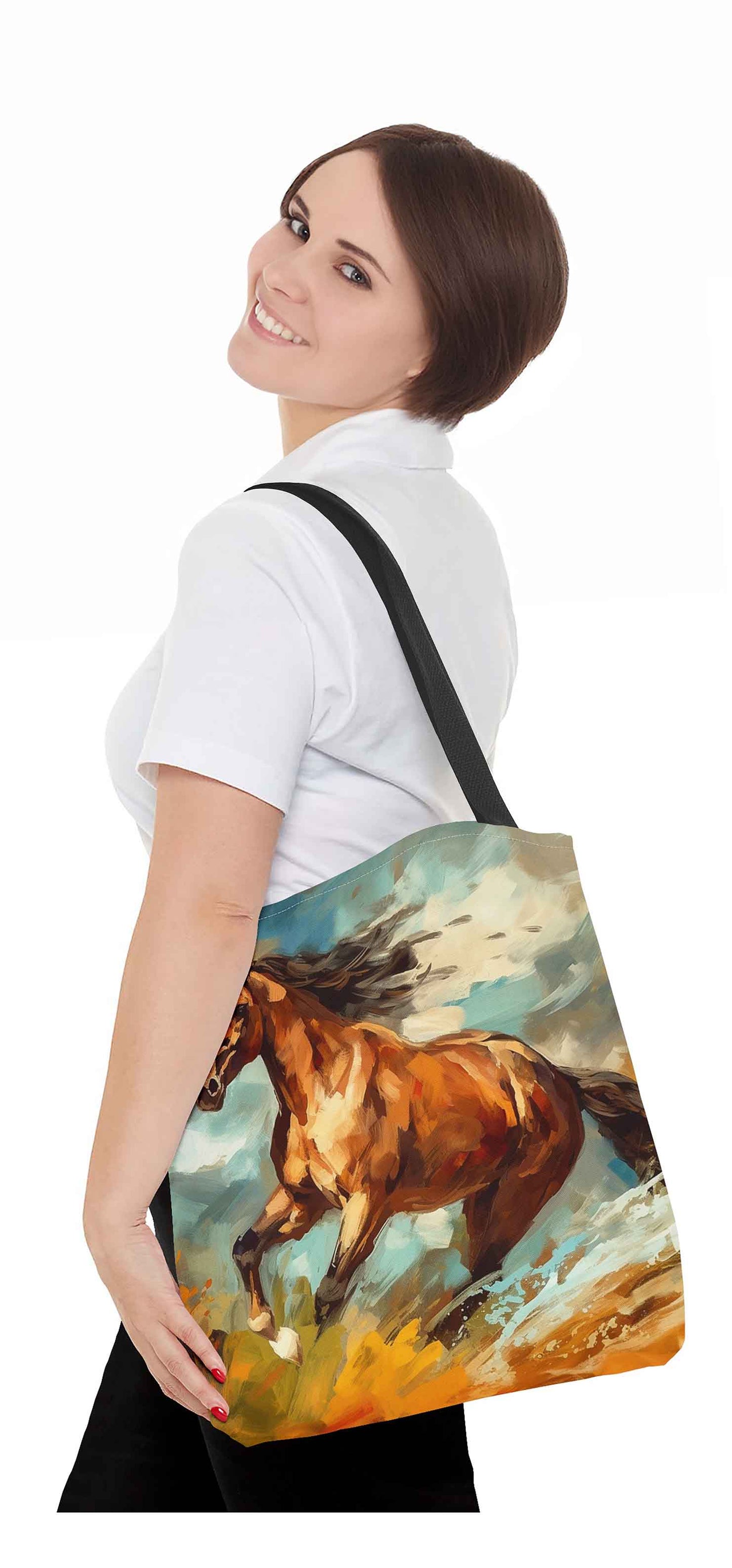 Wild Wanders Horse Tote Bag