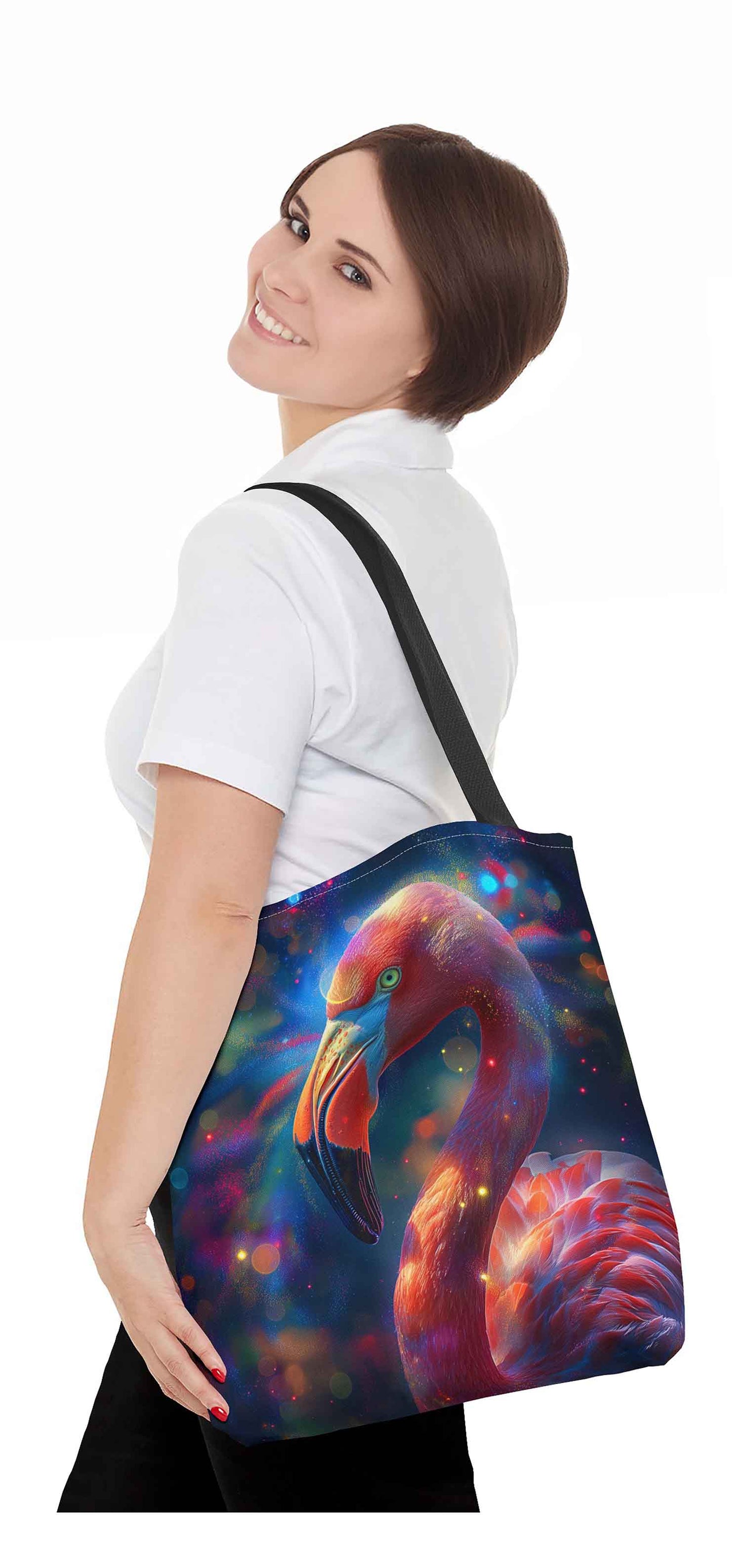 Vibrant Flamingo Fantasy Tote Bag