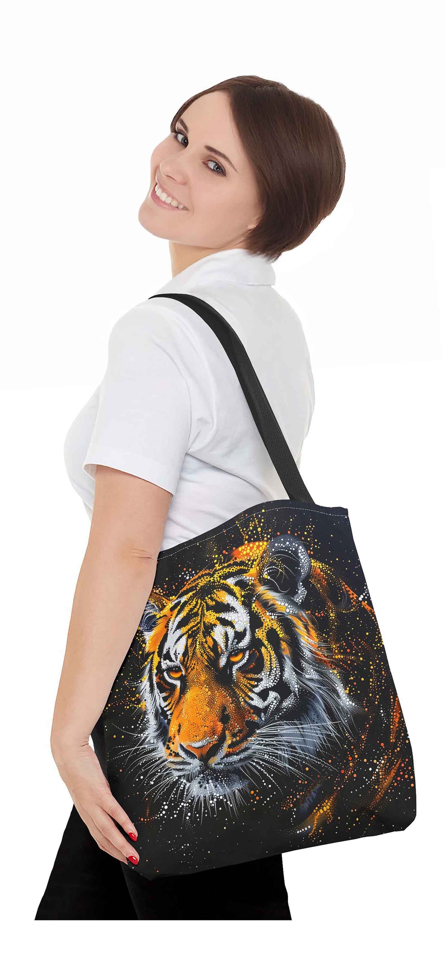 Radiant Majesty Tiger Tote Bag