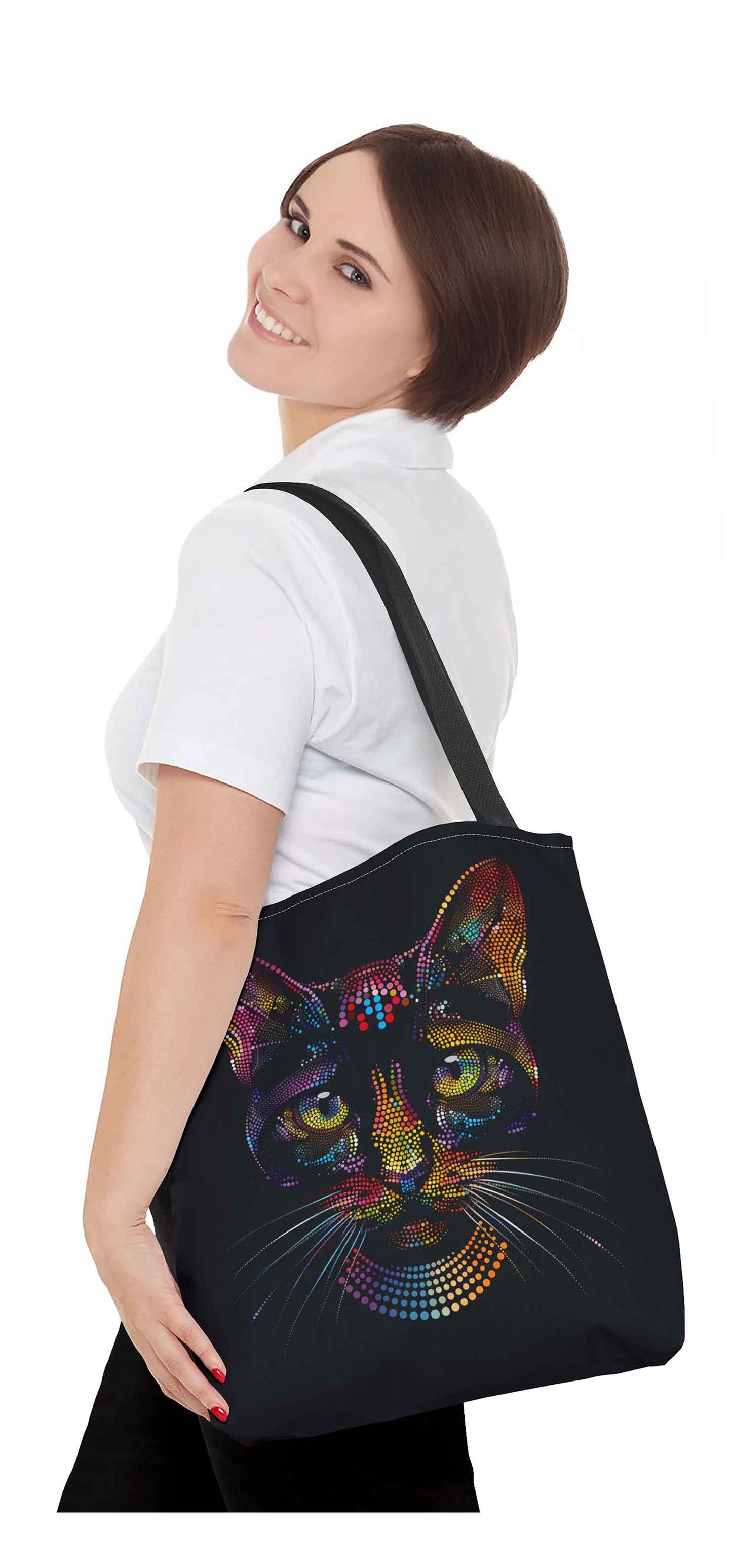 Egyptian Fantasy Cat Tote Bag